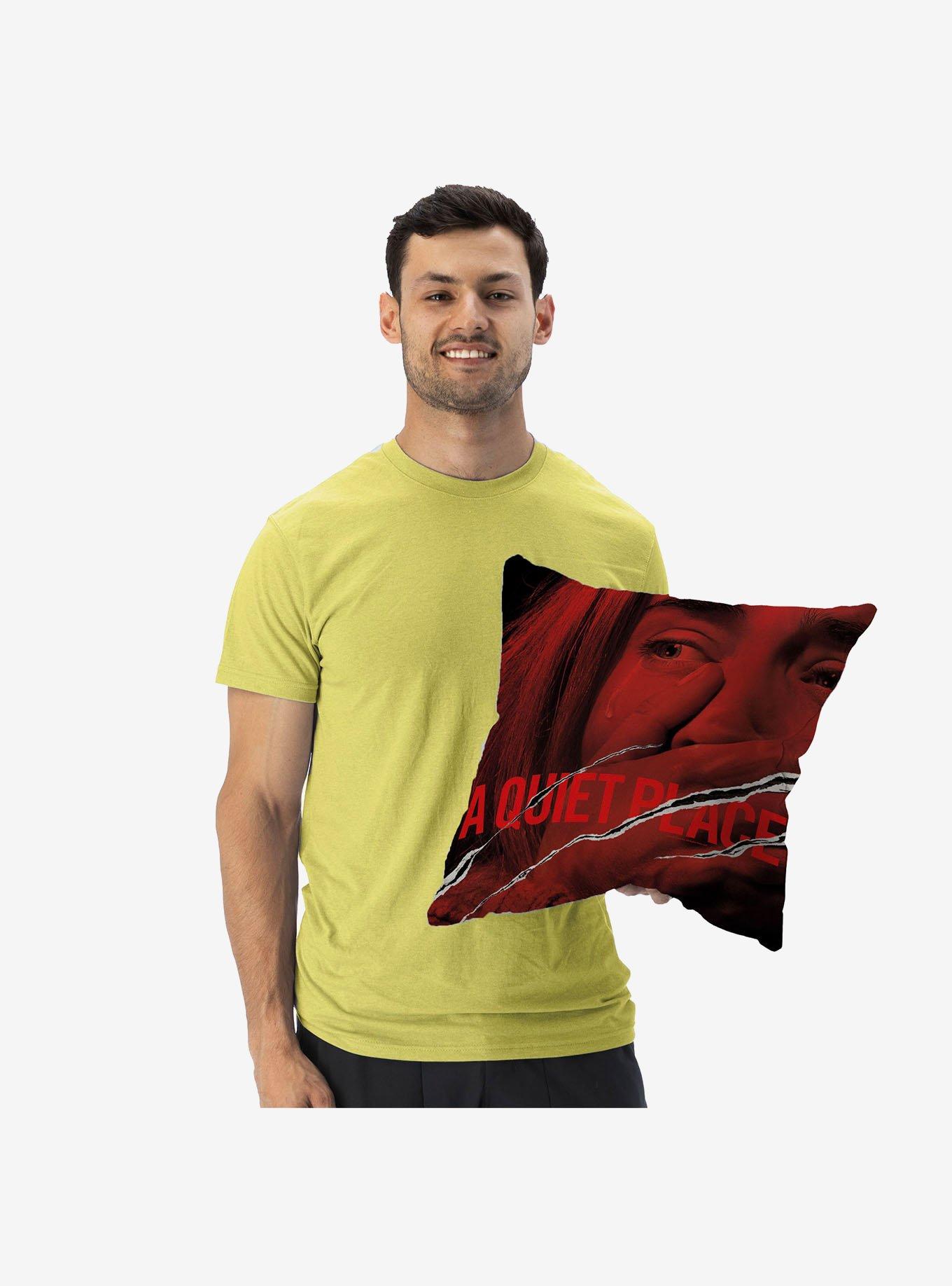 A Quiet Place Movie Poster Throw Pillow, , alternate