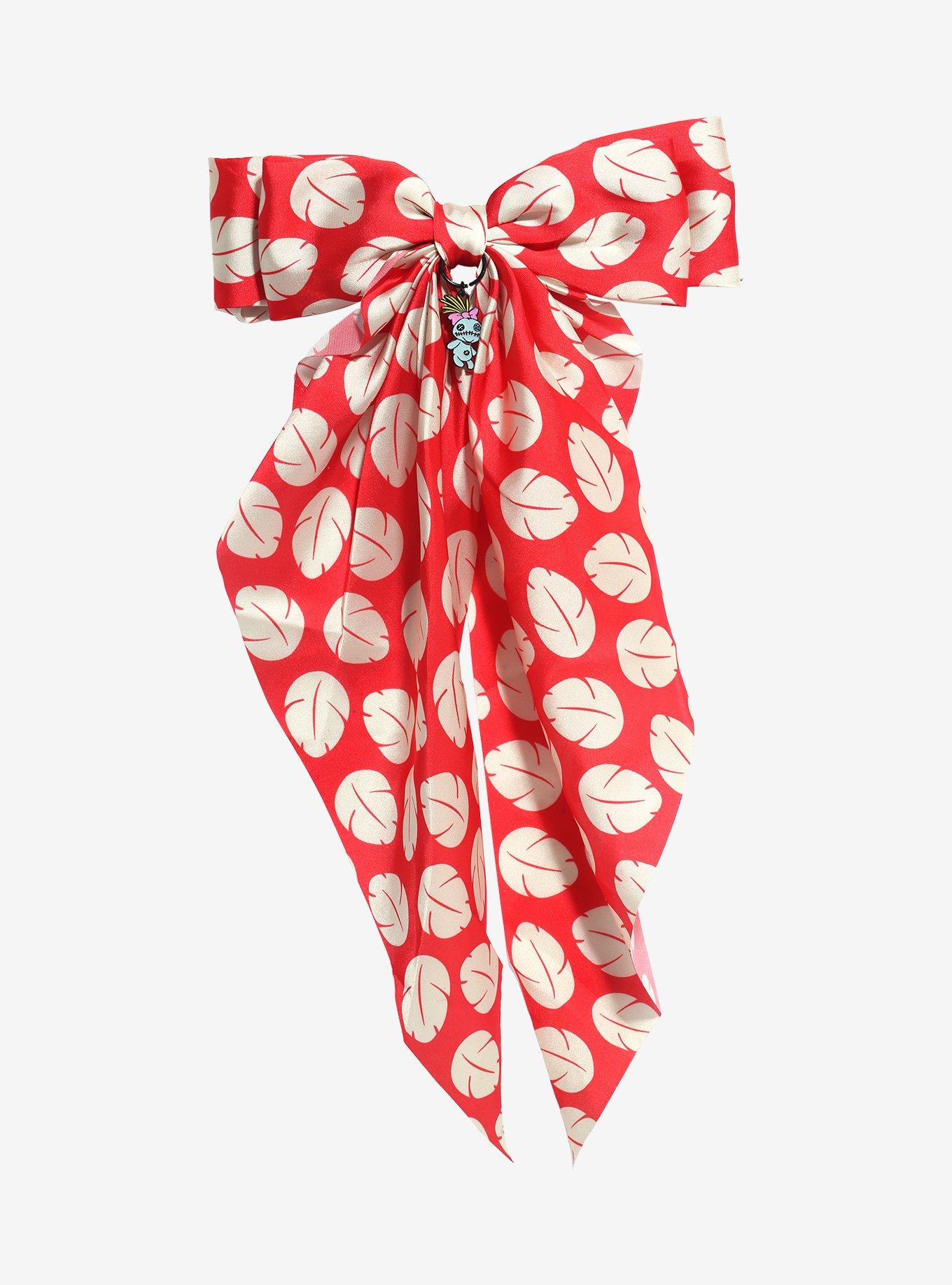 Disney Stitch Lilo Dress Print Hair Bow, , hi-res