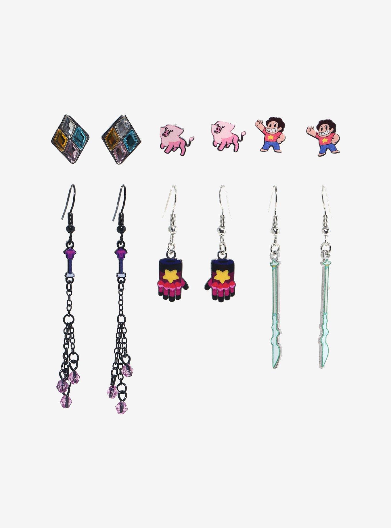 Steven Universe Character Icons Earring Set, , hi-res