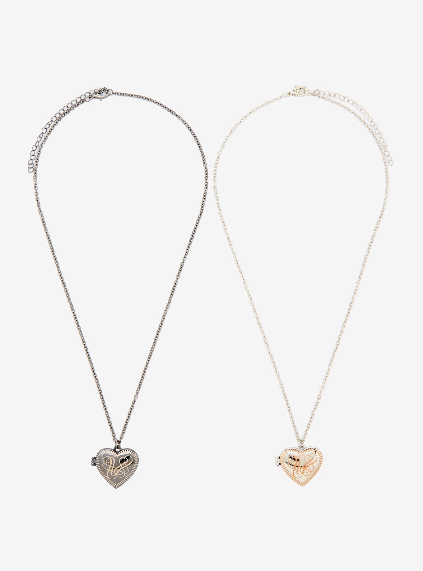 The Vampire Diaries Klaus & Elijah Locket Best Friend Necklace Set, , hi-res