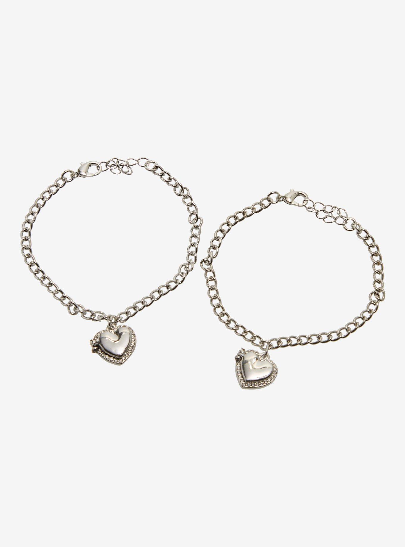 The Vampire Diaries Stefan & Damon Locket Best Friend Bracelet Set, , hi-res