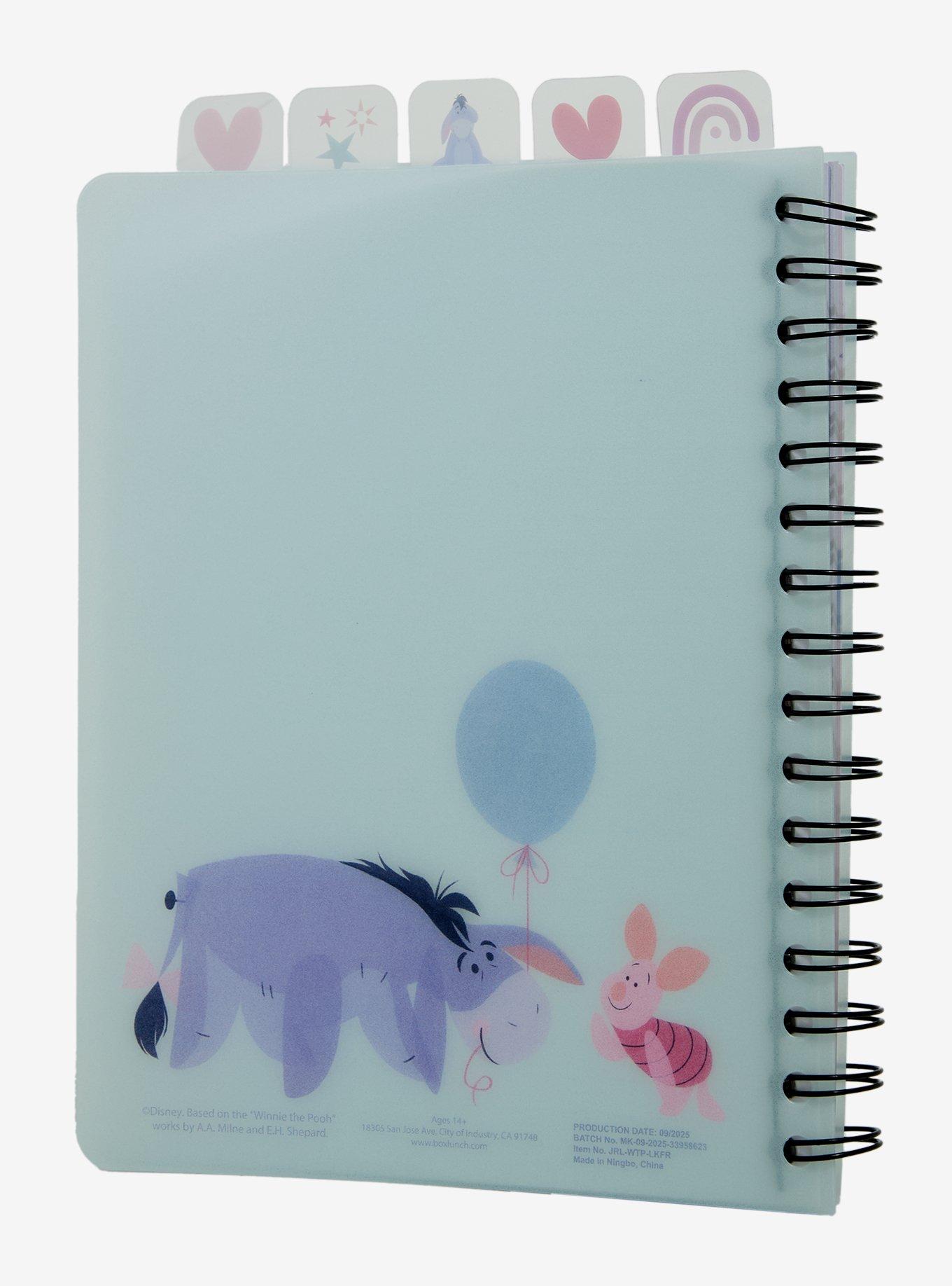 Disney Winnie the Pooh Eeyore & Piglet Rainbows Tab Journal — BoxLunch Exclusive