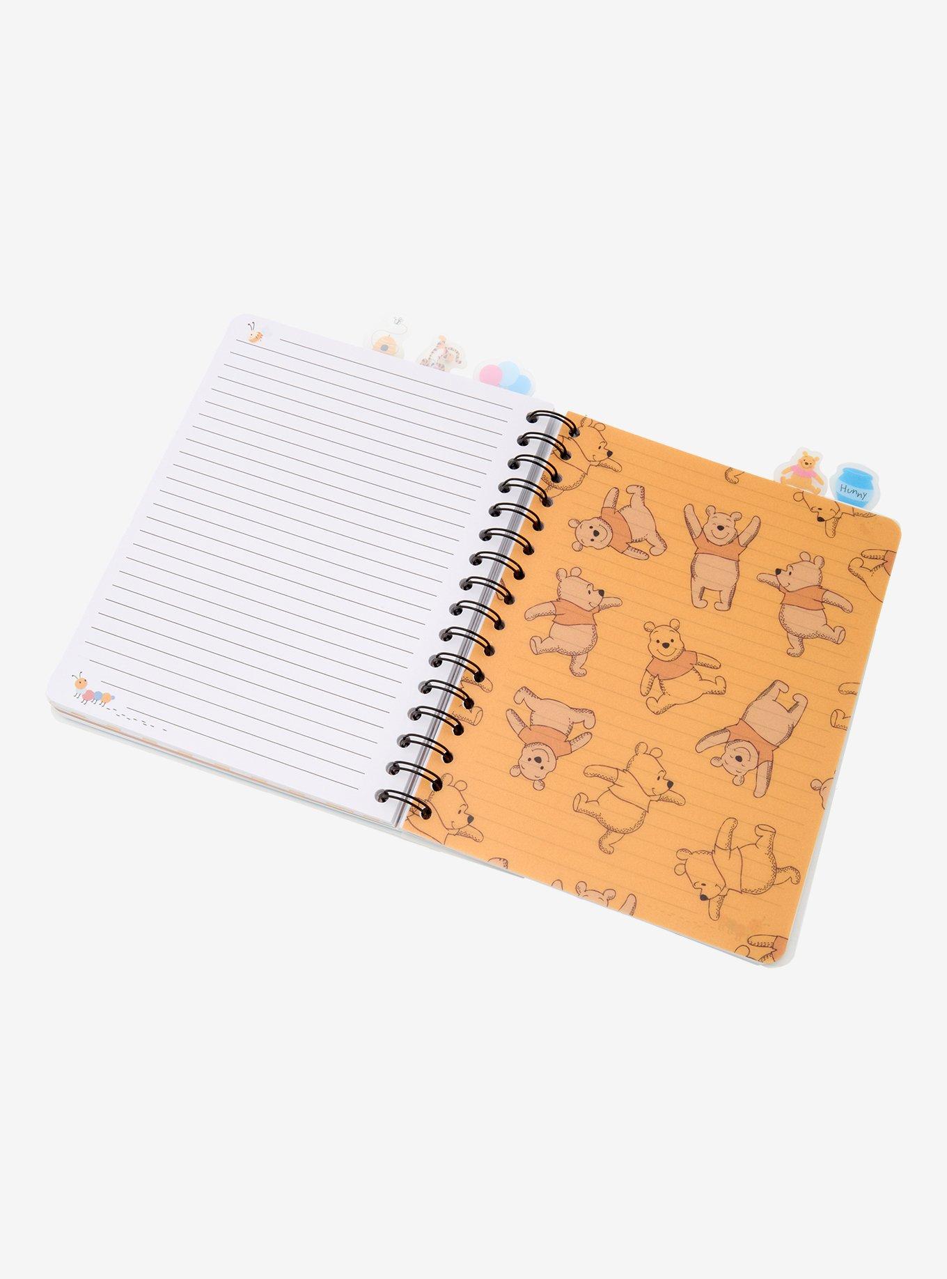 Disney Winnie the Pooh Hard Day at Work Tab Journal — BoxLunch Exclusive, , hi-res