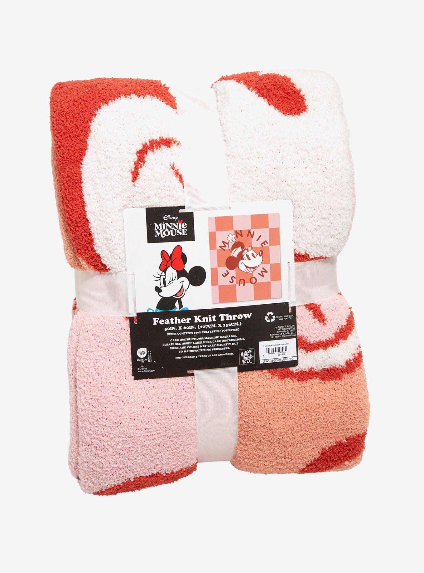 Disney Minnie Mouse Feather Knit Throw — BoxLunch Exclusive