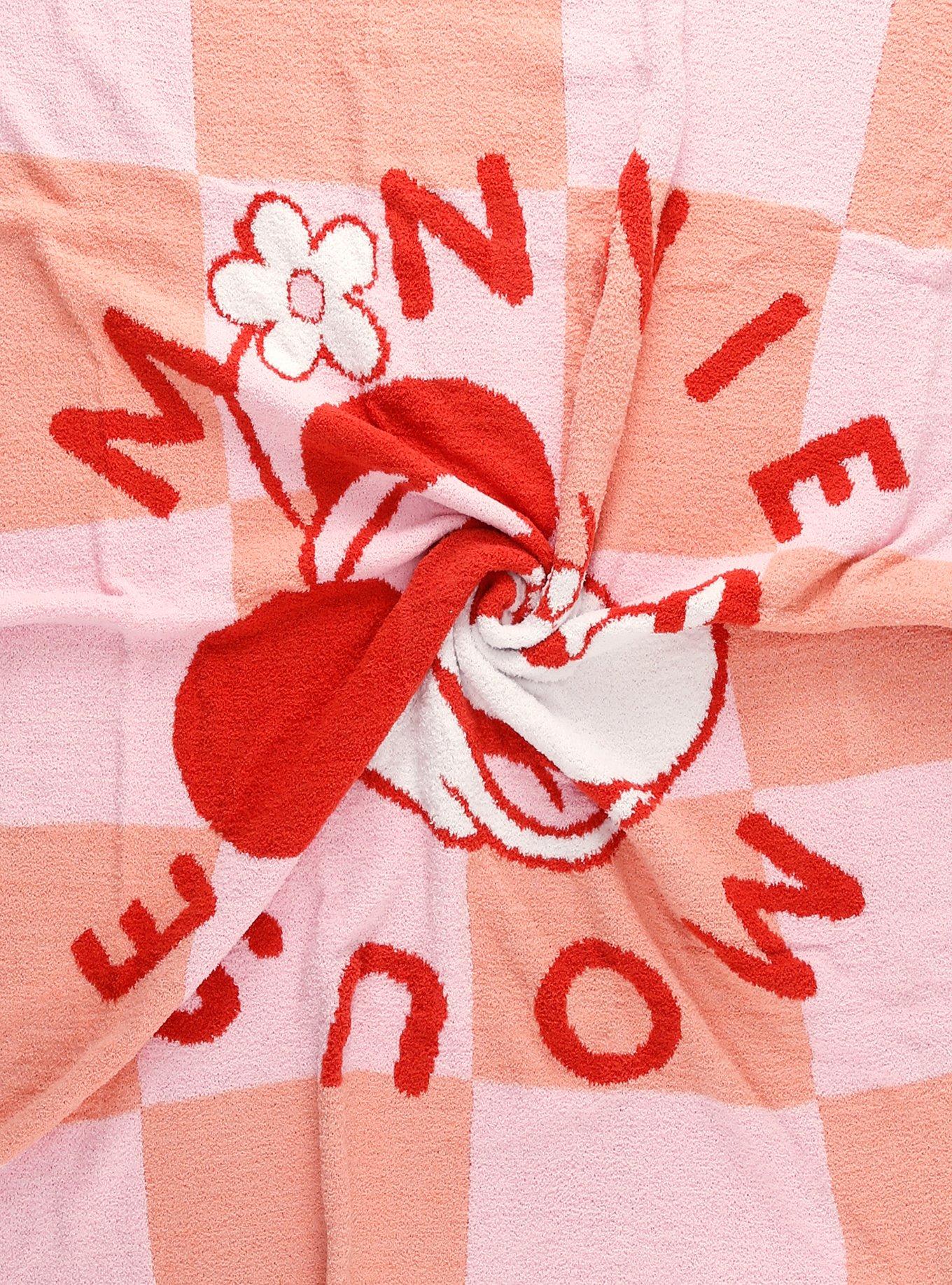 Disney Minnie Mouse Feather Knit Throw — BoxLunch Exclusive