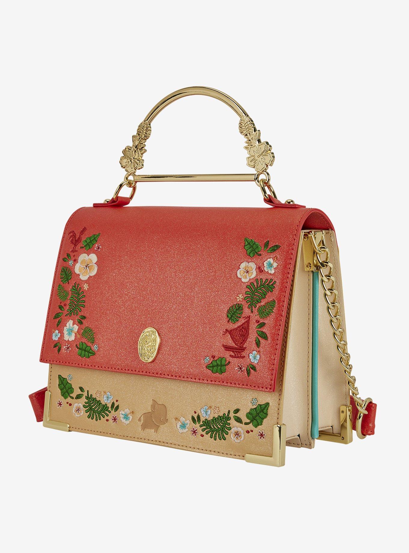 Loungefly Disney Moana Shimmer Embroidered Crossbody Bag, , alternate