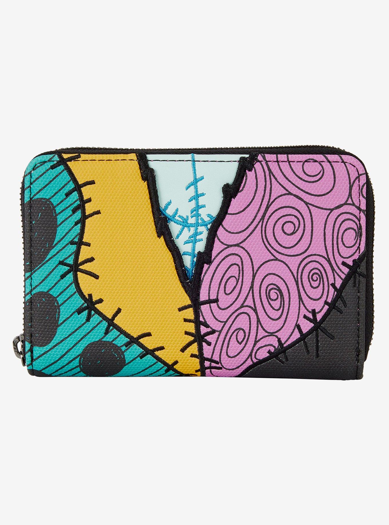 Loungefly Disney The Nightmare Before Christmas Sally Pattern Small Zip Wallet, , hi-res