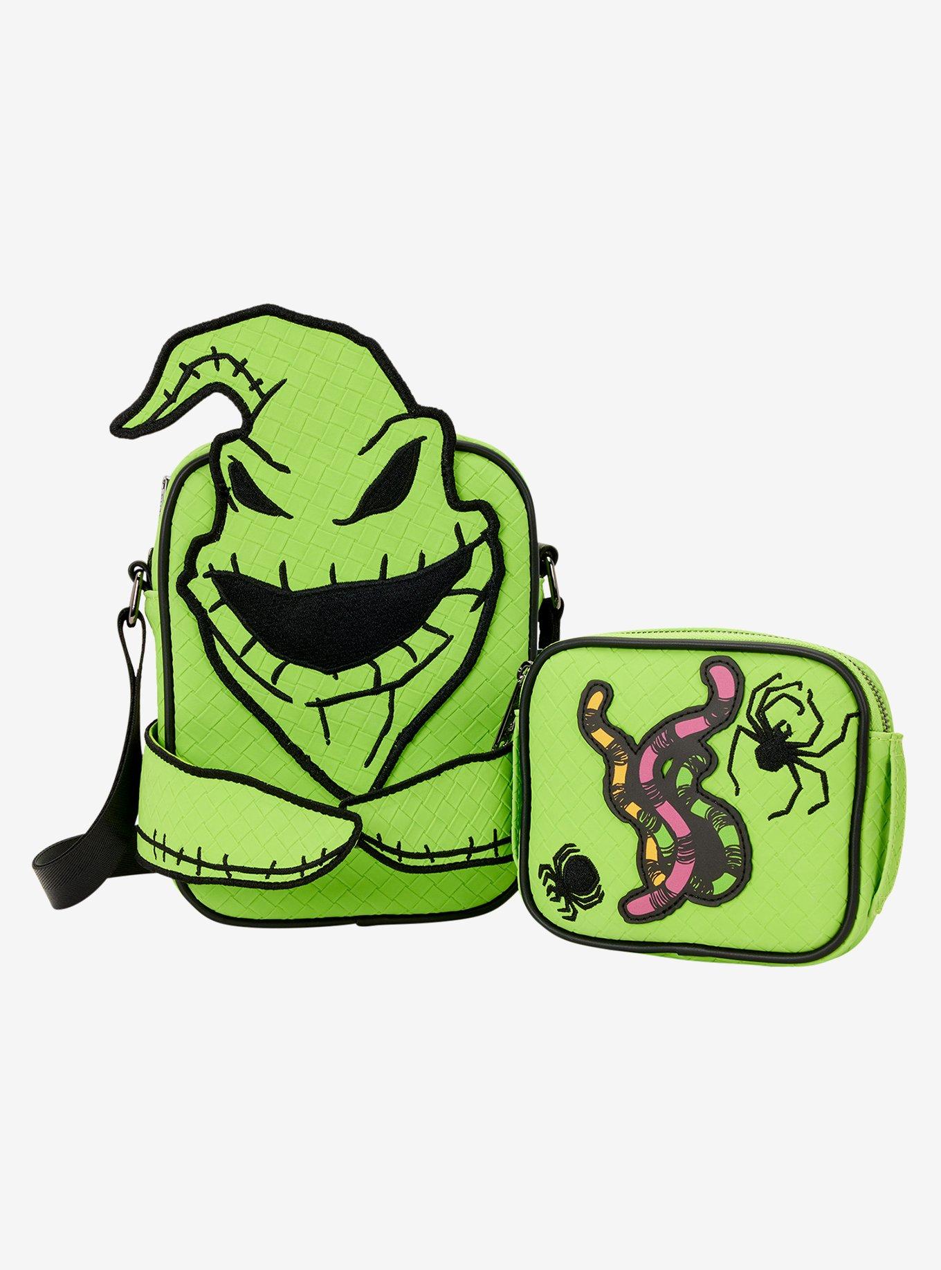 Loungefly Disney The Nightmare Before Christmas Oogie Boogie Figural Glow-in-the-Dark Crossbody Bag, , alternate