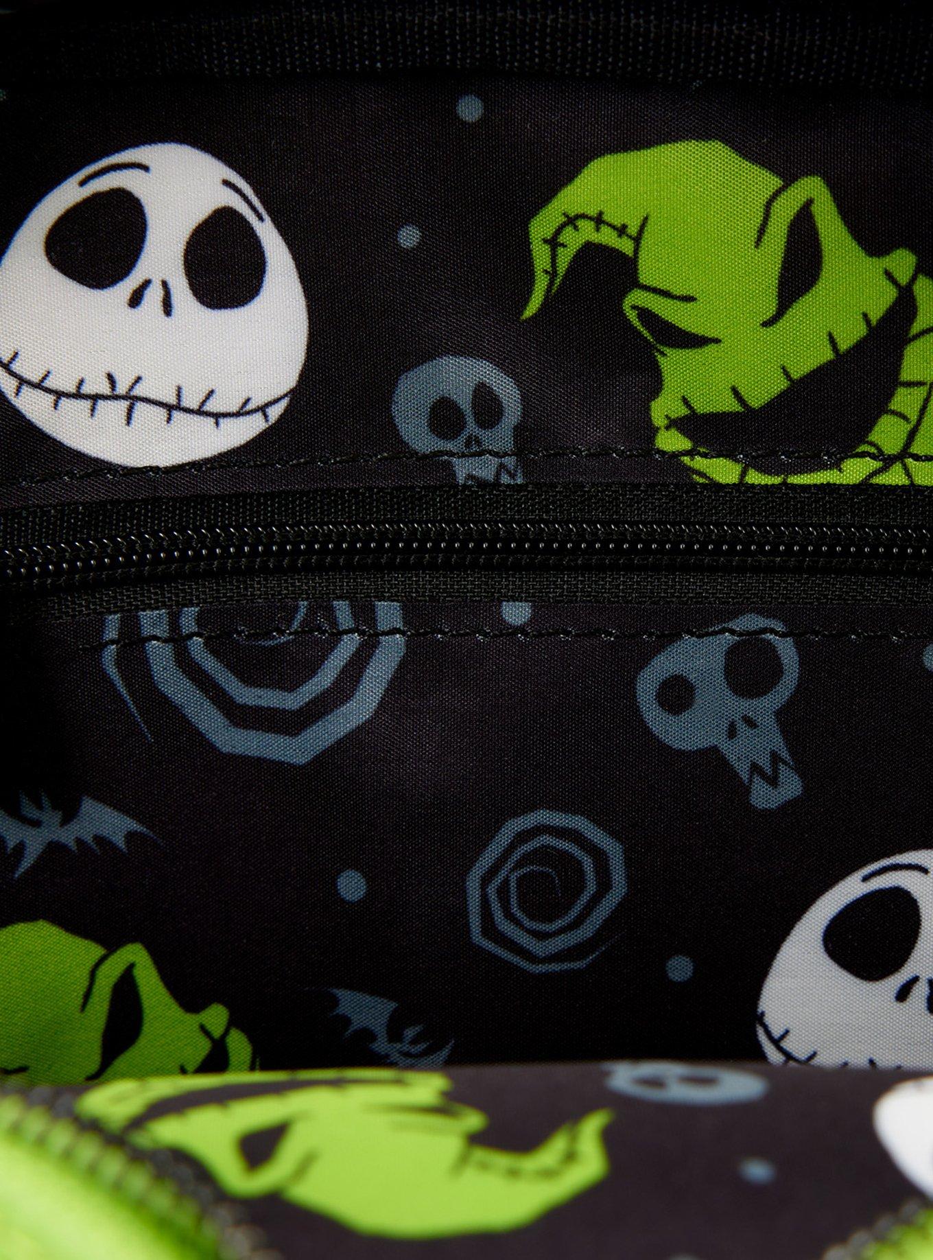 Loungefly Disney The Nightmare Before Christmas Oogie Boogie Figural Glow-in-the-Dark Crossbody Bag, , alternate