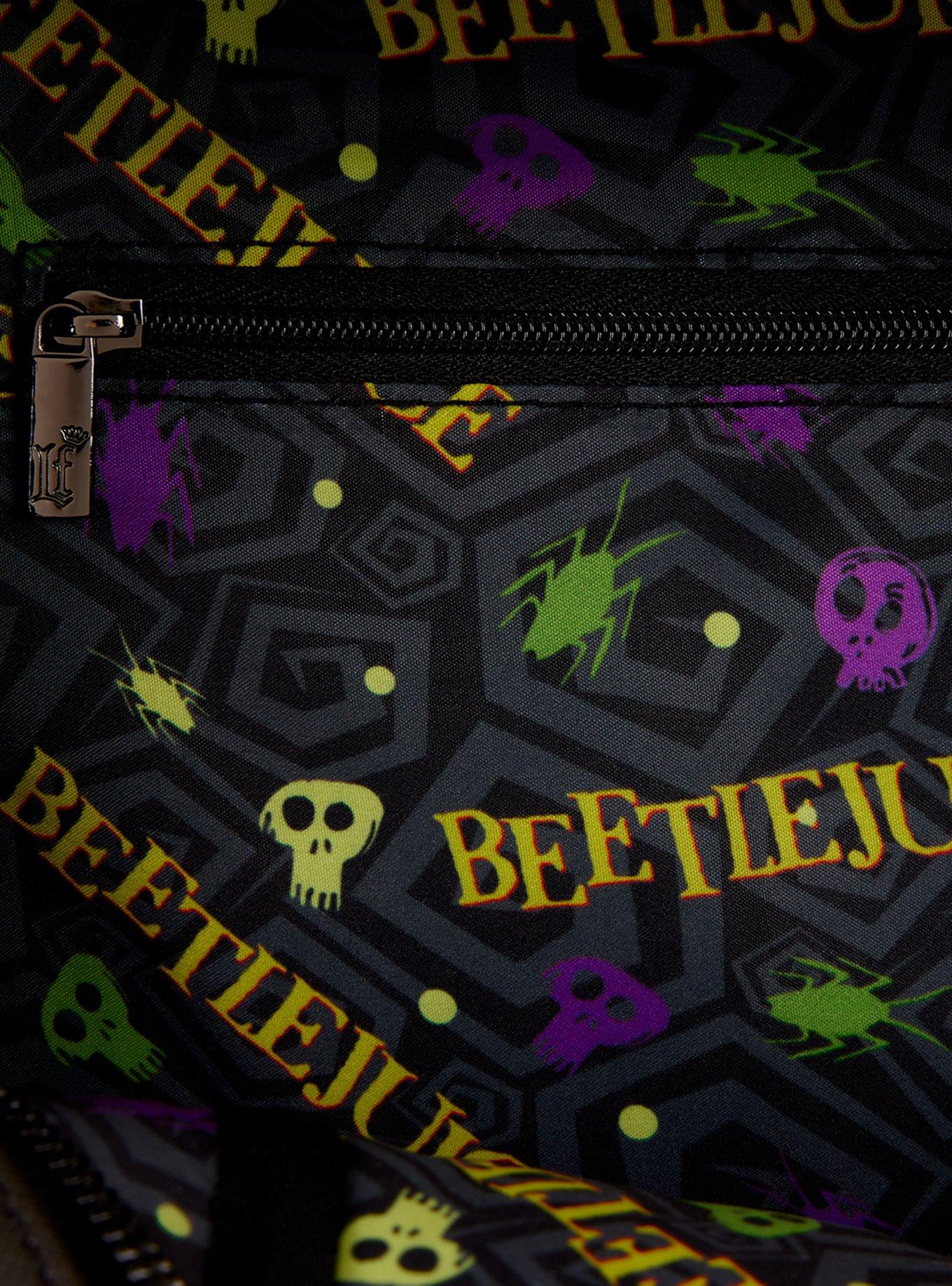 Loungefly Beetlejuice Maitland House Glow-In-The-Dark Mini Backpack, , alternate