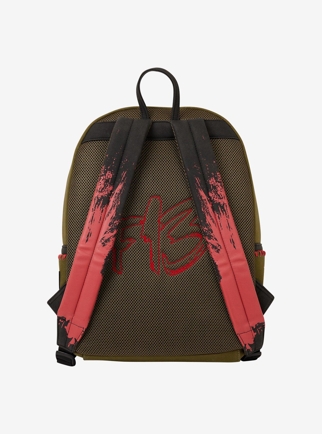Loungefly Friday the 13th Camp Crystal Lake Canvas Glow-in-the-Dark Backpack, , hi-res