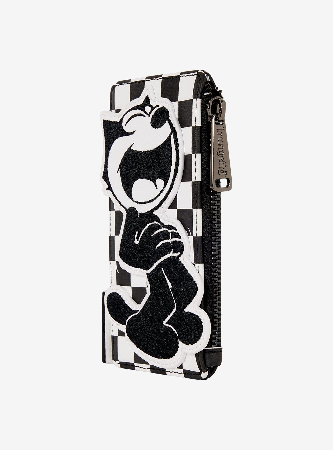 Loungefly Felix the Cat Checkered Card Holder, , alternate