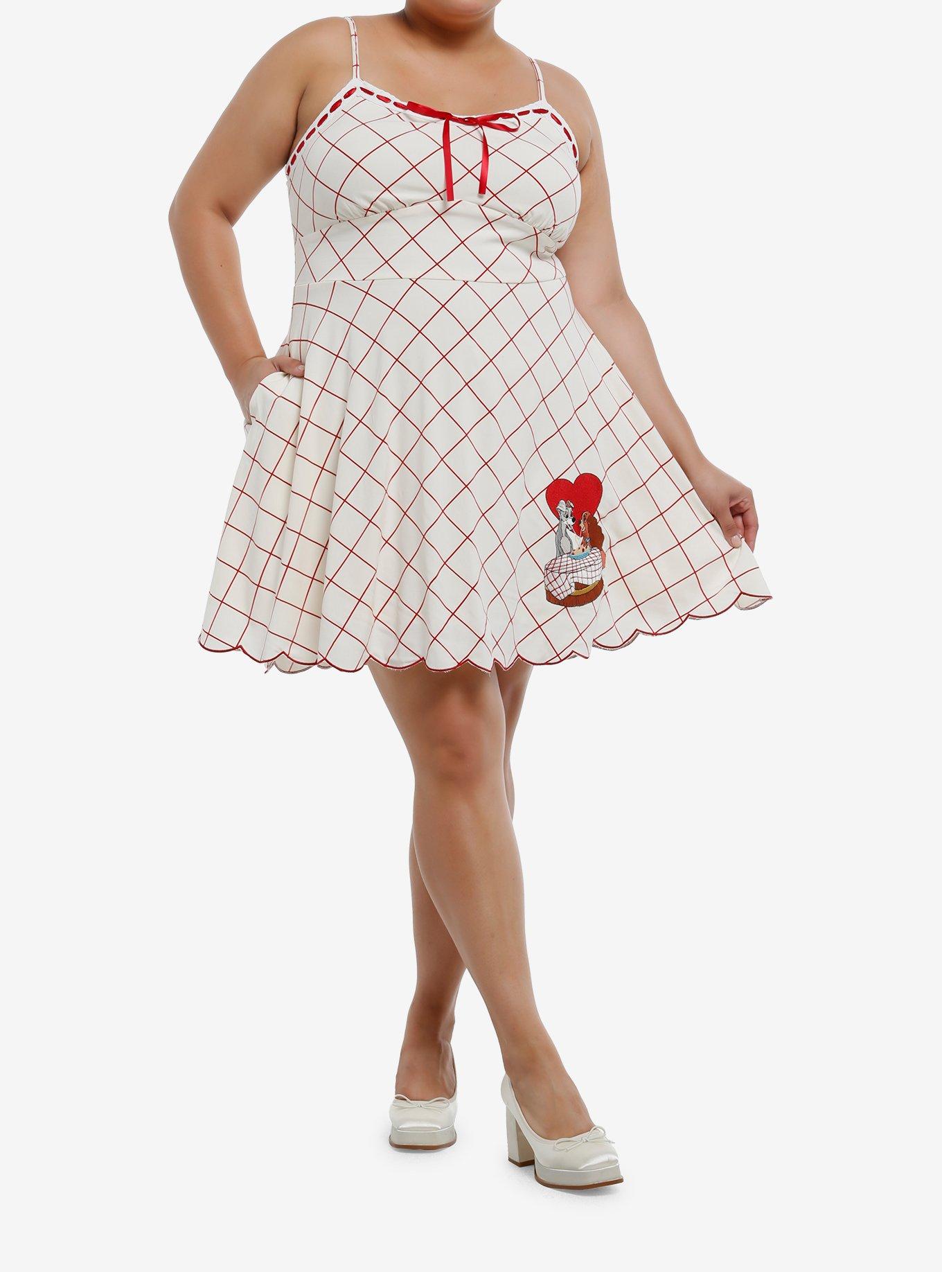 Her Universe Disney Lady And The Tramp Sweetheart Cami Dress Plus Size, , hi-res