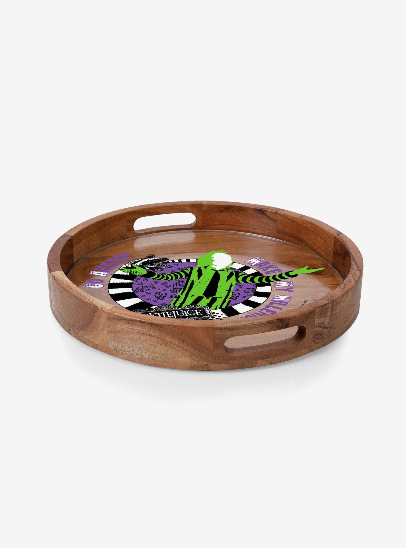 Beetlejuice Make My Millenium Serving Tray with Glass Insert, , hi-res