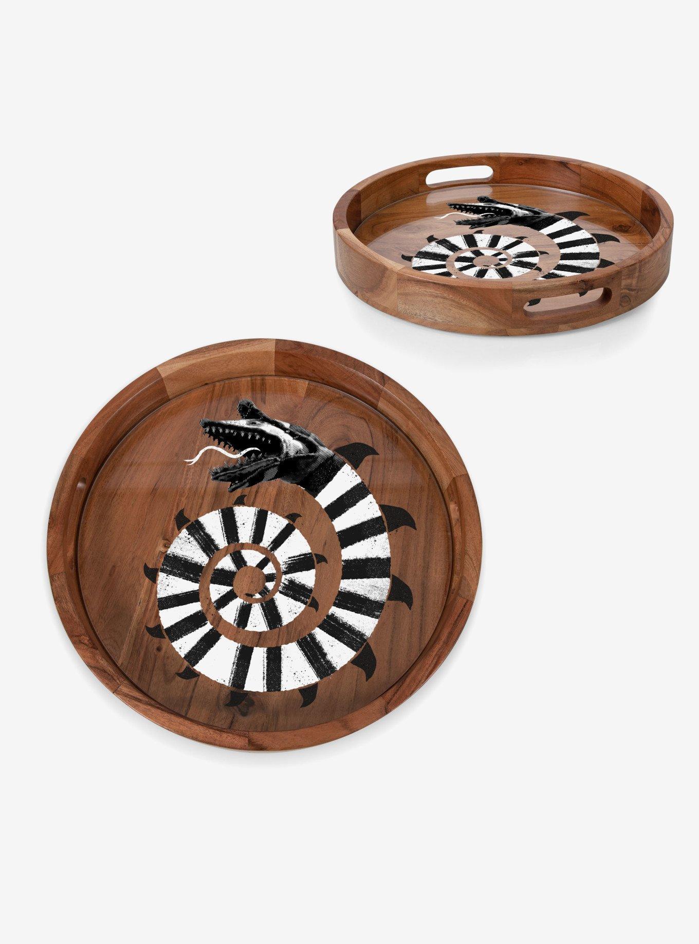 Beetlejuice Sandworm Serving Tray with Glass Insert, , alternate