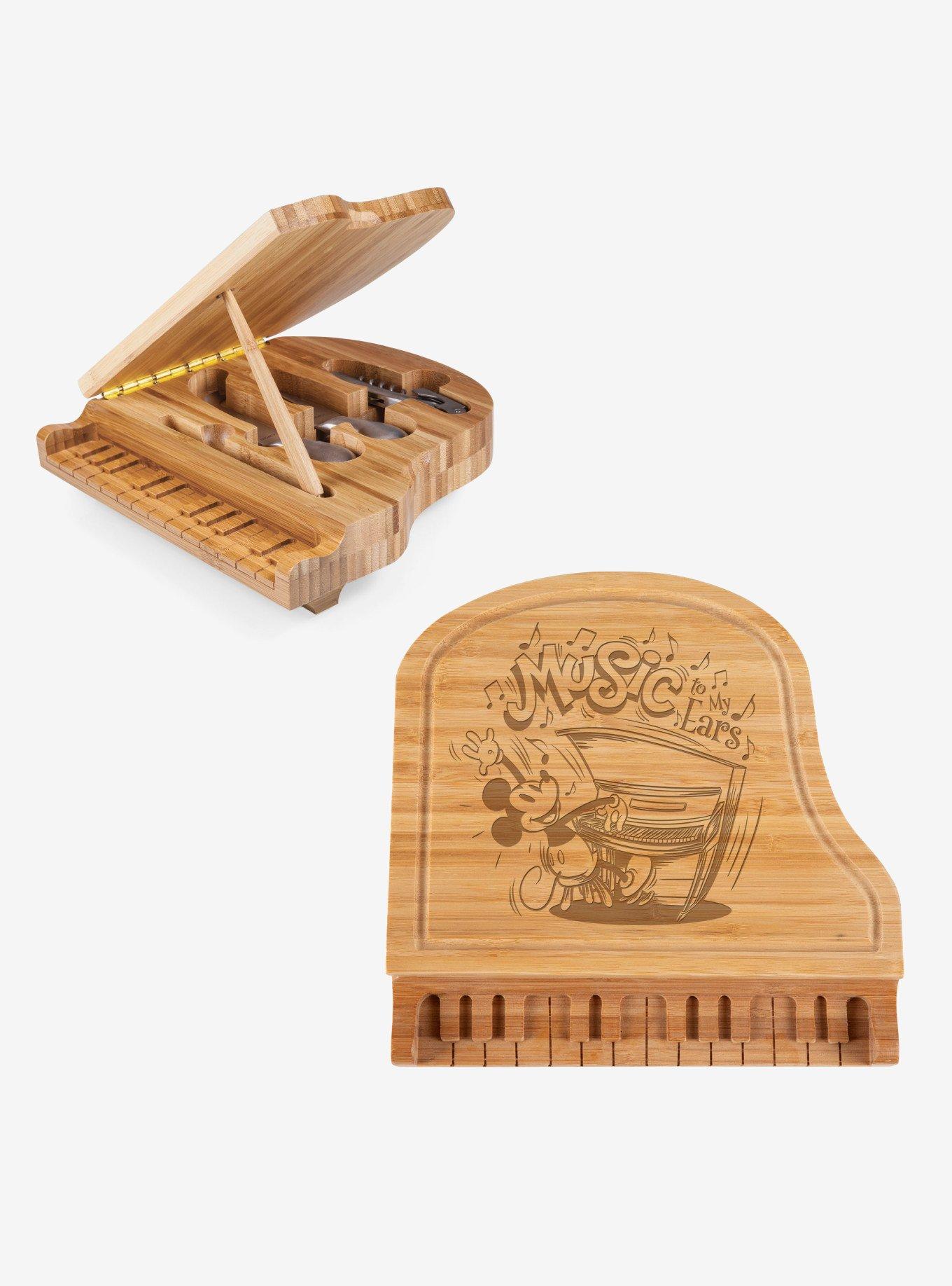 Disney Mickey Mouse Piano Cheese Cutting Board & Tools Set, , alternate