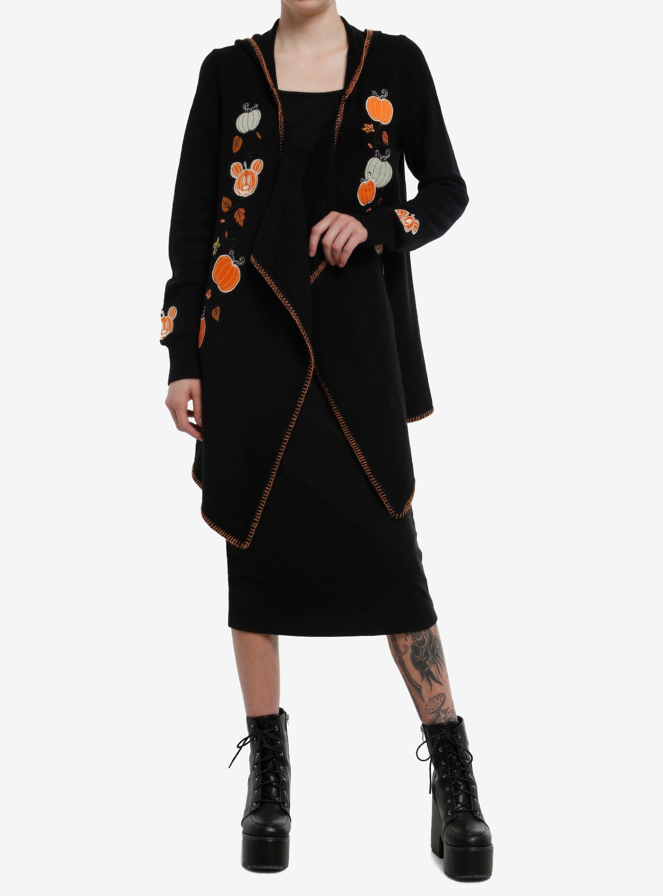 Her Universe Disney Halloween Mickey Mouse Pumpkins Glow-In-The-Dark Cardigan Her Universe Exclusive, , hi-res