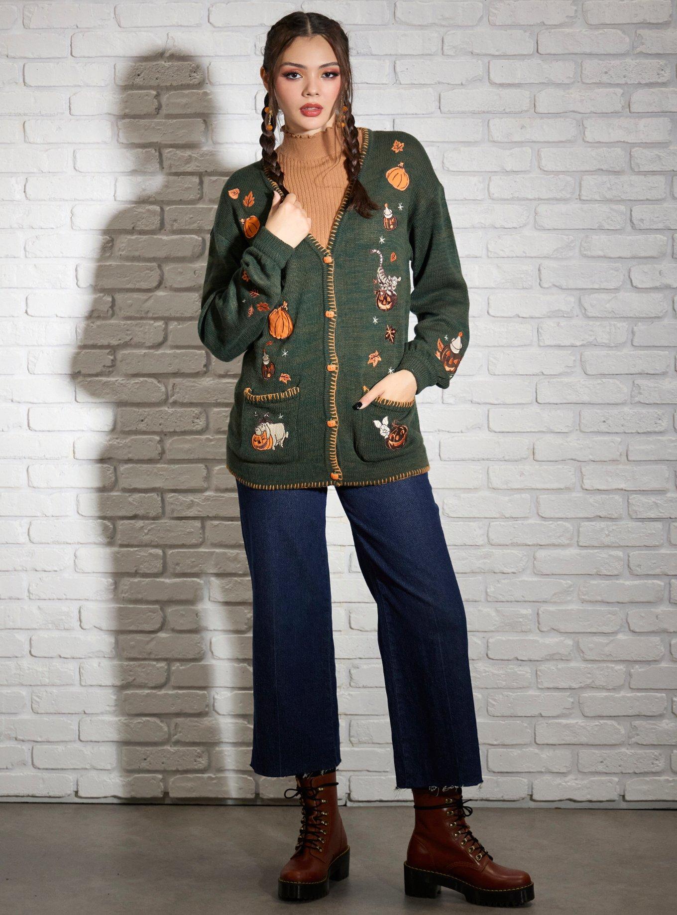 Her Universe Disney Winnie The Pooh Halloween Cardigan, , hi-res