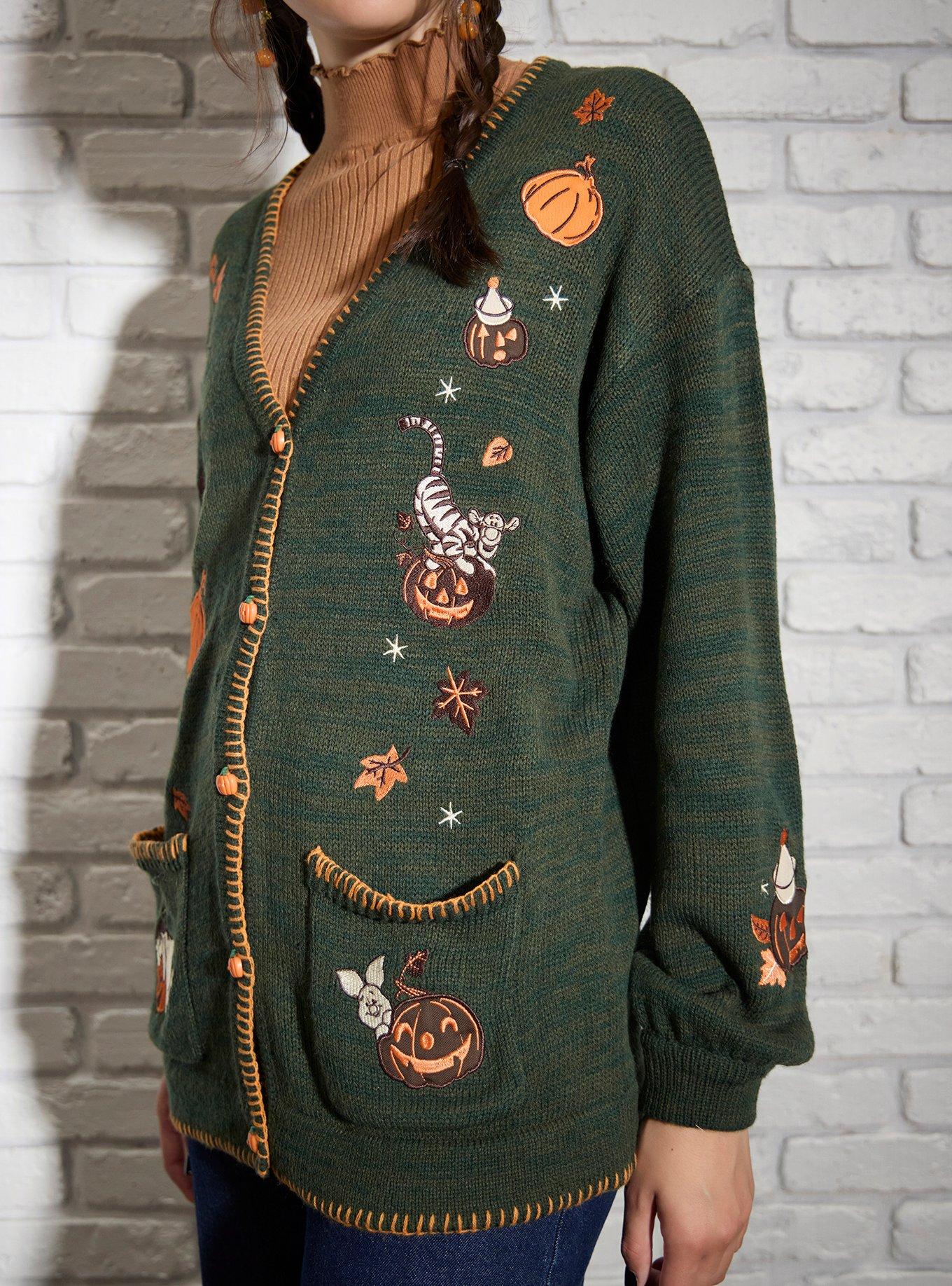 Her Universe Disney Winnie The Pooh Halloween Cardigan, MULTI, alternate