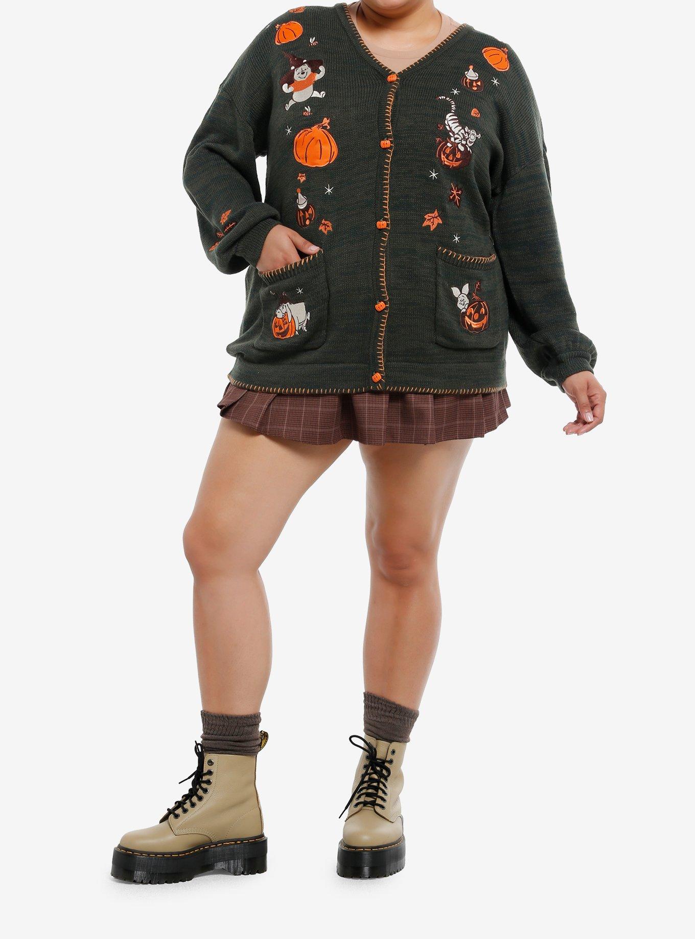 Her Universe Disney Winnie The Pooh Halloween Cardigan Plus Size, MULTI, alternate