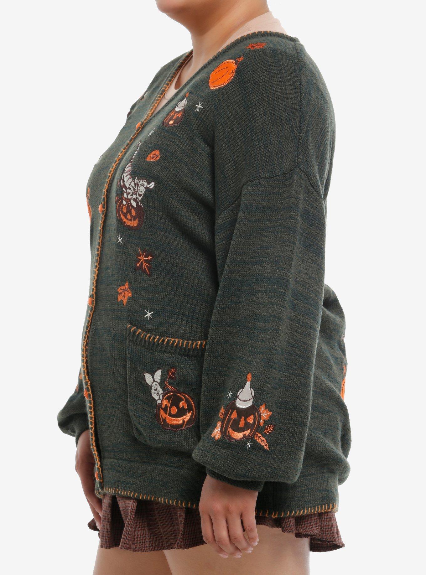 Her Universe Disney Winnie The Pooh Halloween Cardigan Plus Size, MULTI, alternate