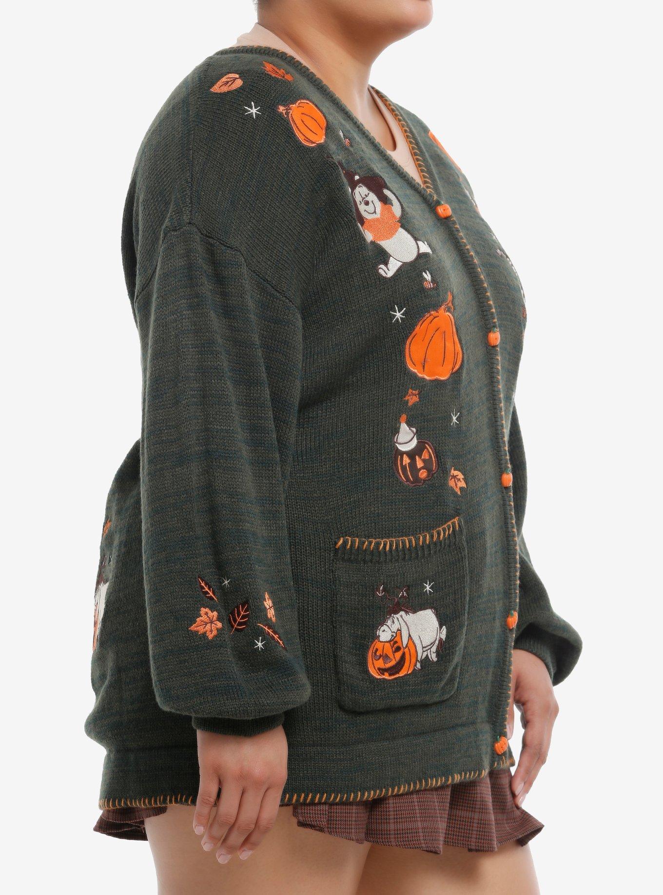 Her Universe Disney Winnie The Pooh Halloween Cardigan Plus Size, MULTI, alternate