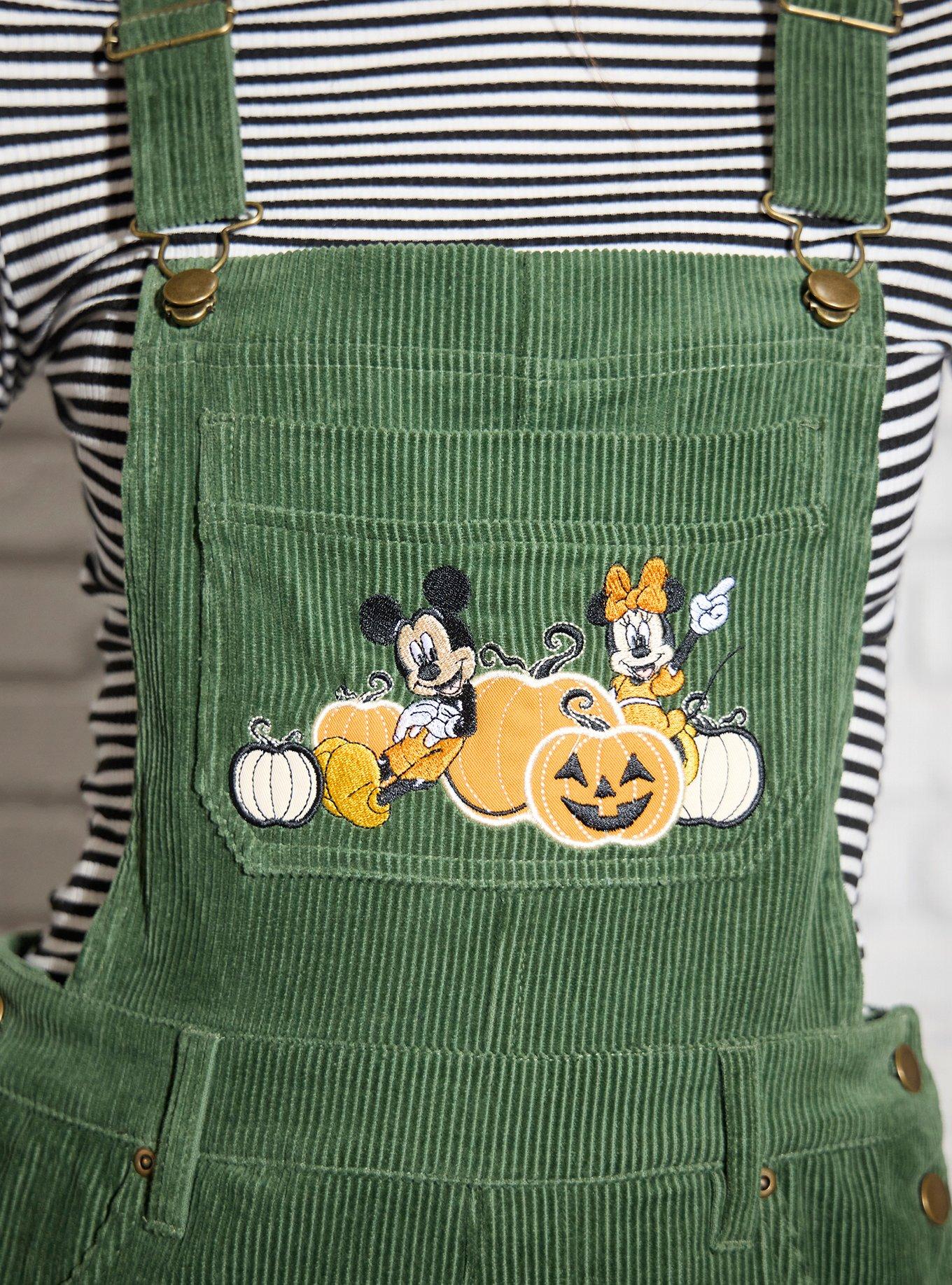 Her Universe Disney Mickey Mouse & Minnie Mouse Corduroy Shortalls, MULTI, alternate