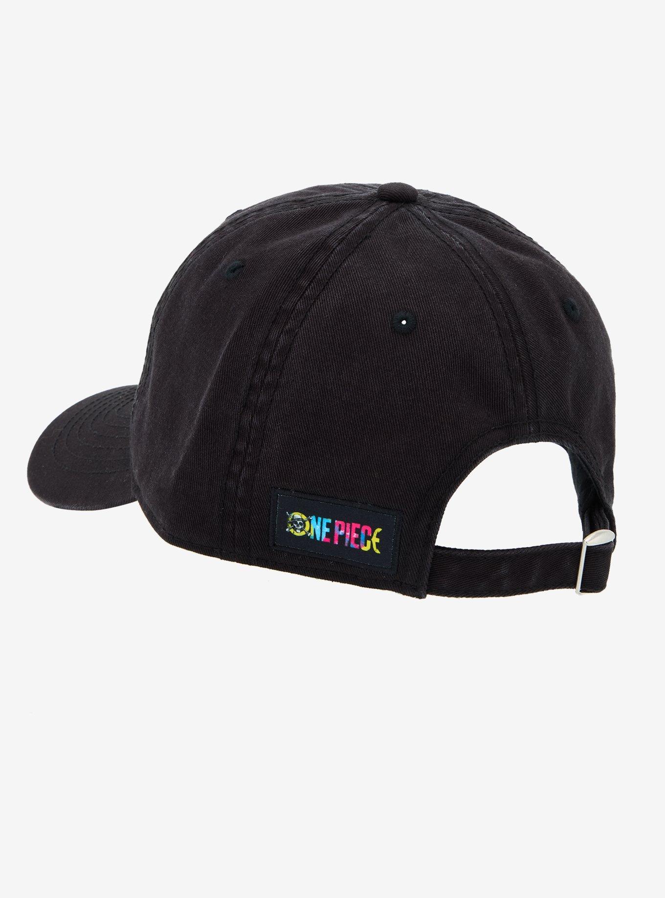 One Piece Multicolor Straw Hats Jolly Roger Dad Cap, , alternate