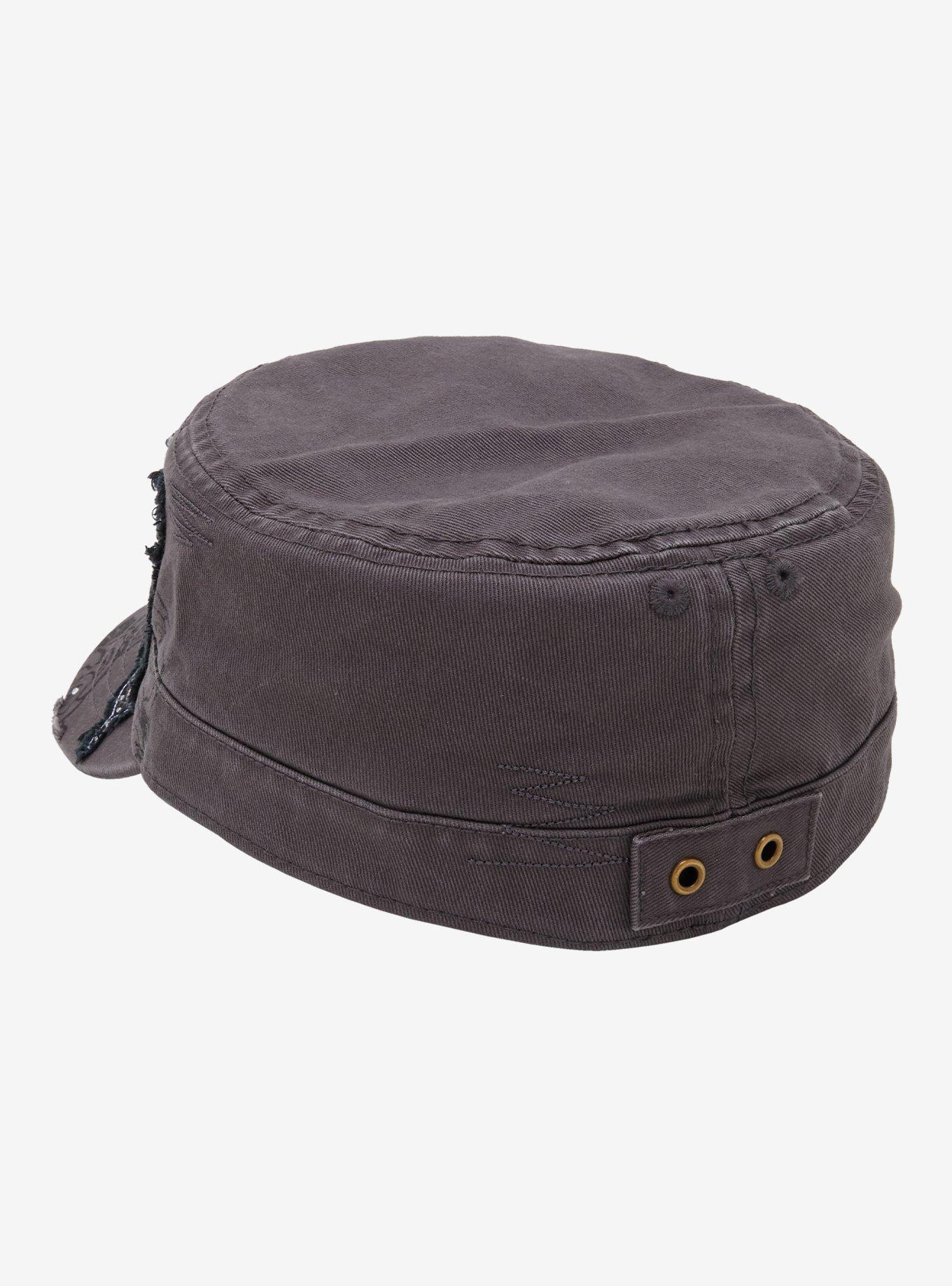 Kuromi Butterfly Y2K Cadet Hat, , alternate