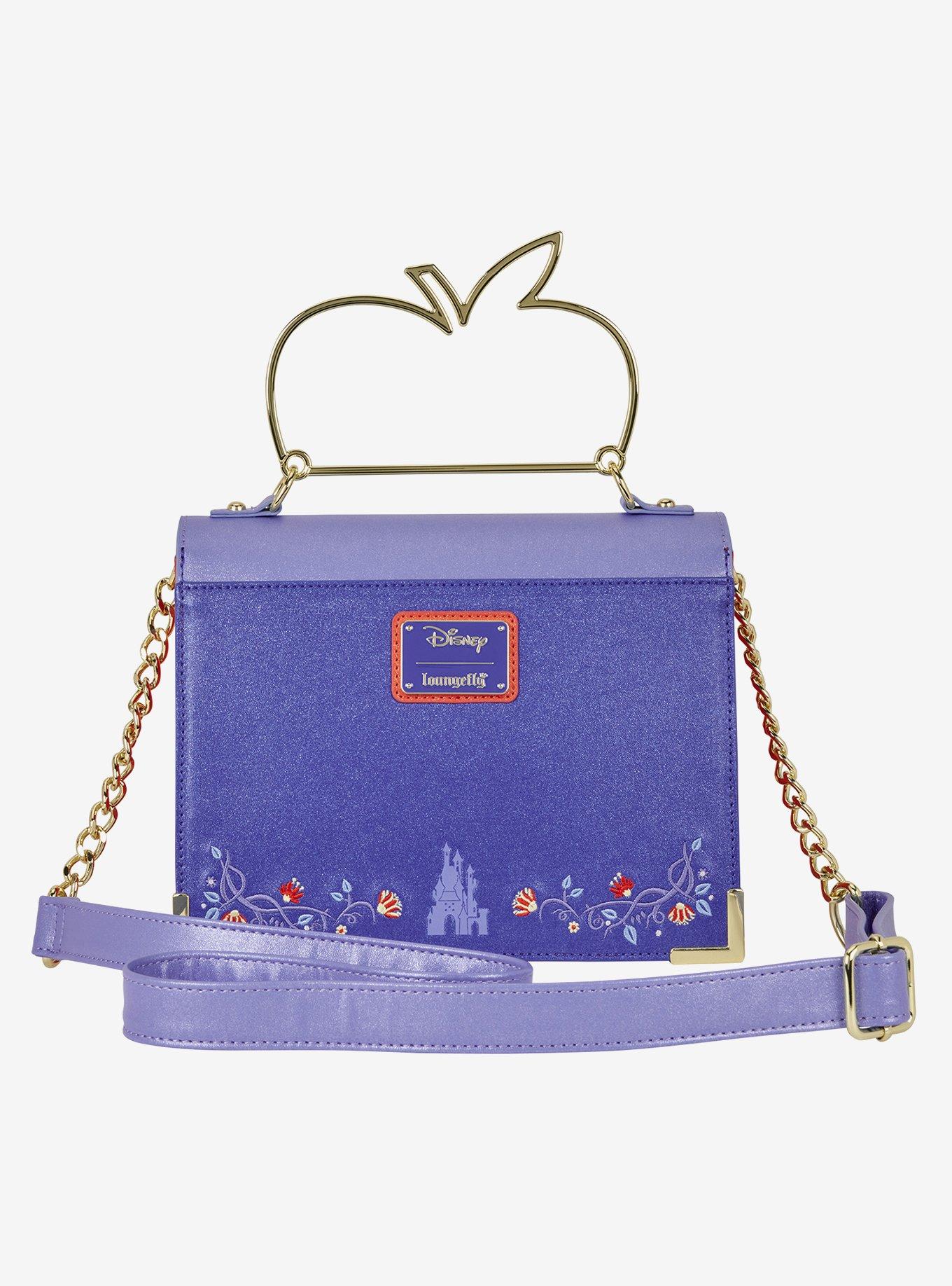 Loungefly Disney Snow White and the Seven Dwarfs Snow White Shimmer Embroidered Crossbody Bag