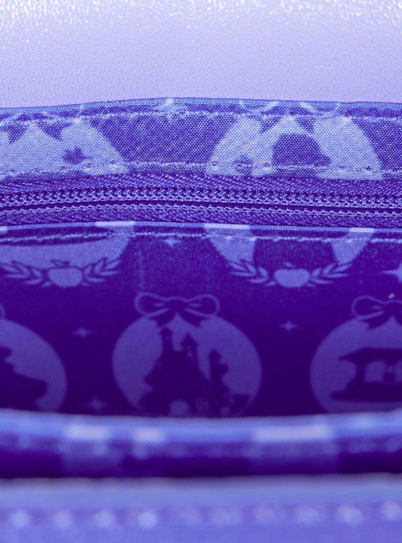 Loungefly Disney Snow White and the Seven Dwarfs Snow White Shimmer Embroidered Crossbody Bag, , alternate