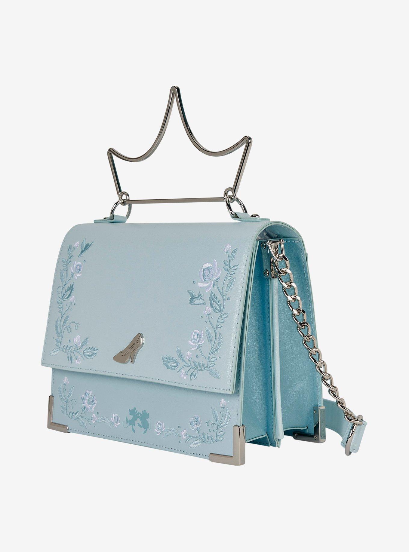 Loungefly Disney Cinderella Shimmer Embroidered Crossbody Bag, , alternate