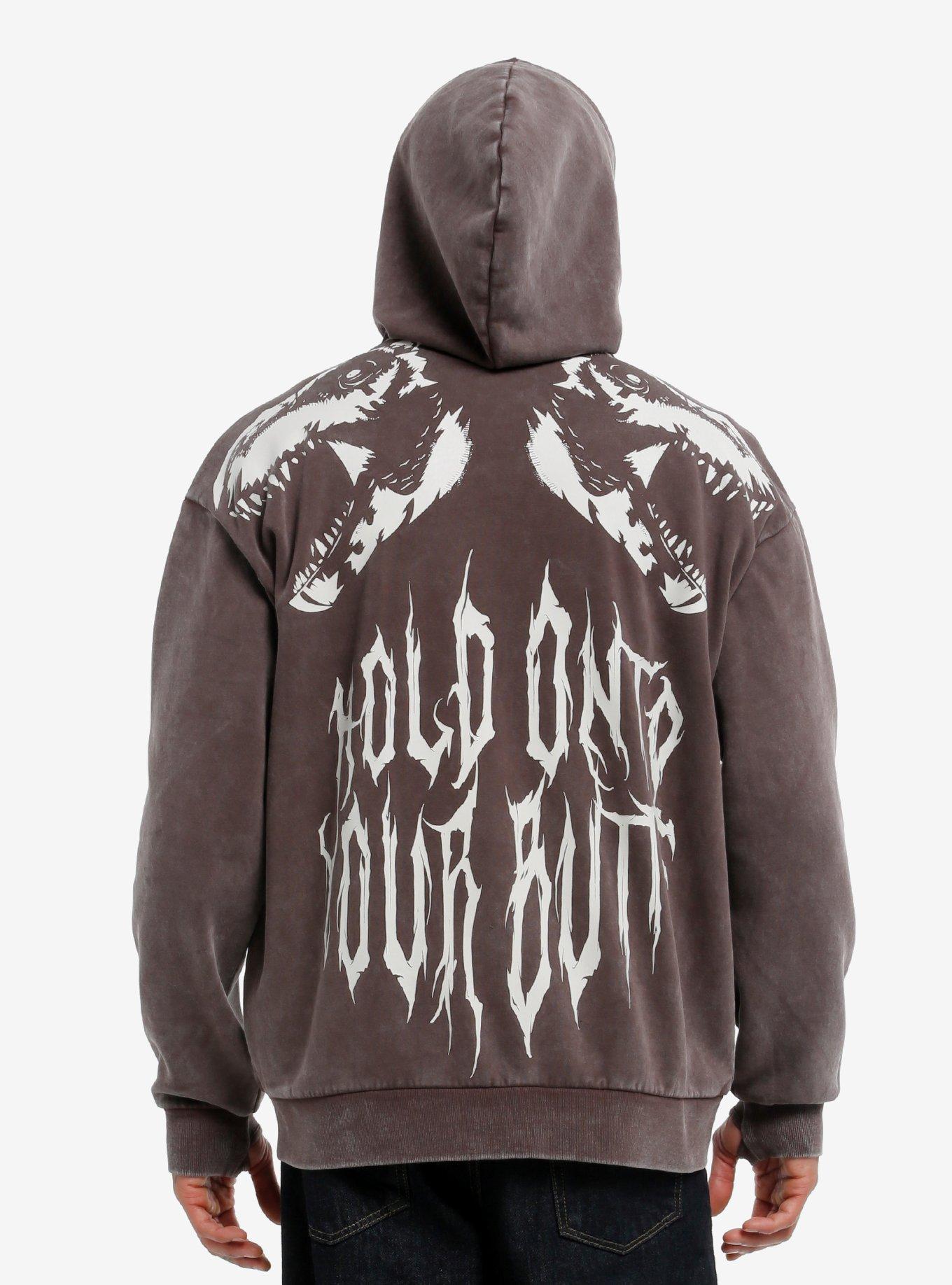 Our Universe Jurassic Park Dinosaur Metal Hoodie, , hi-res