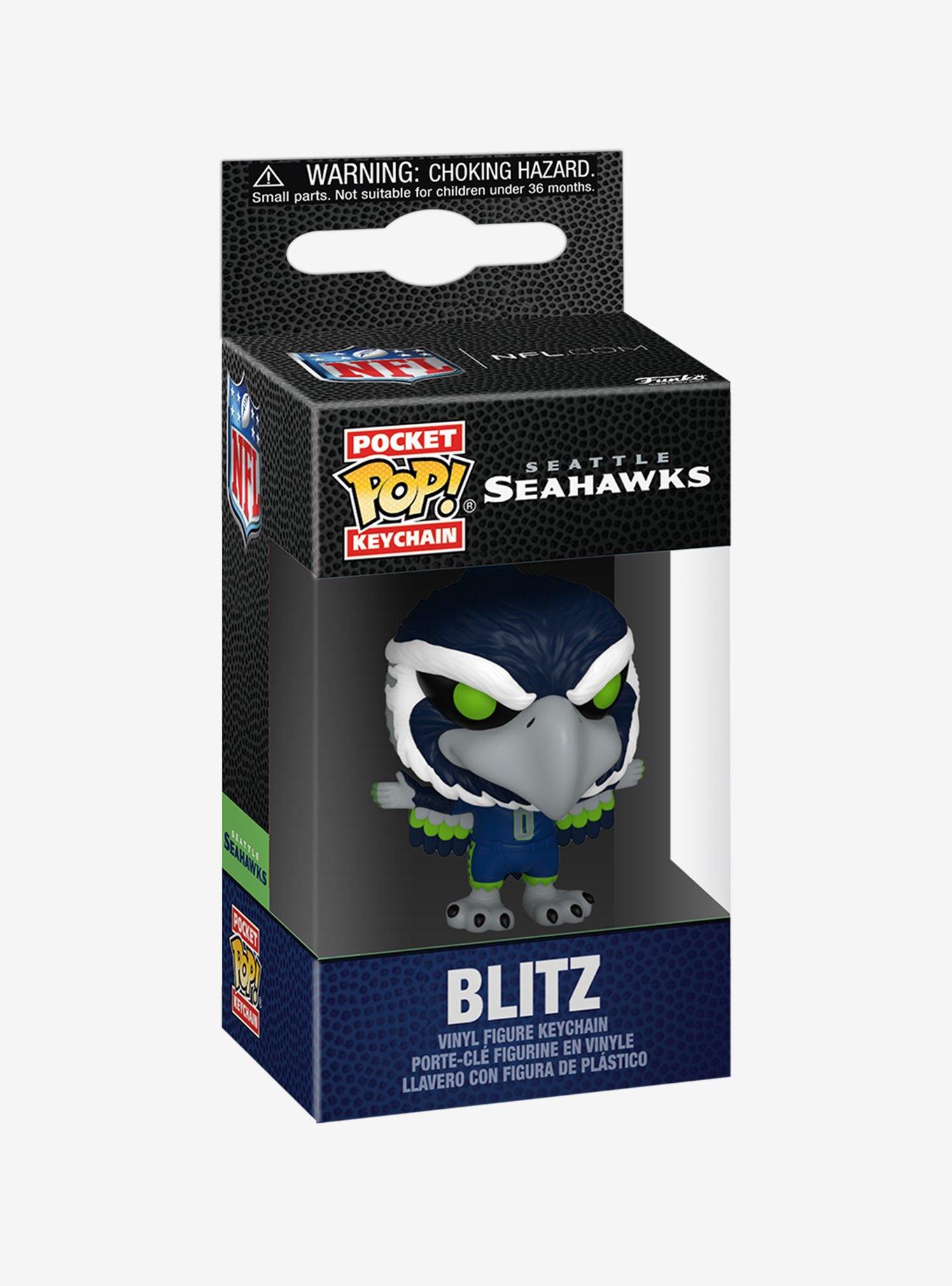 Funko Pocket Pop! NFL Seattle Seahawks Blitz Vinyl Keychain, , alternate