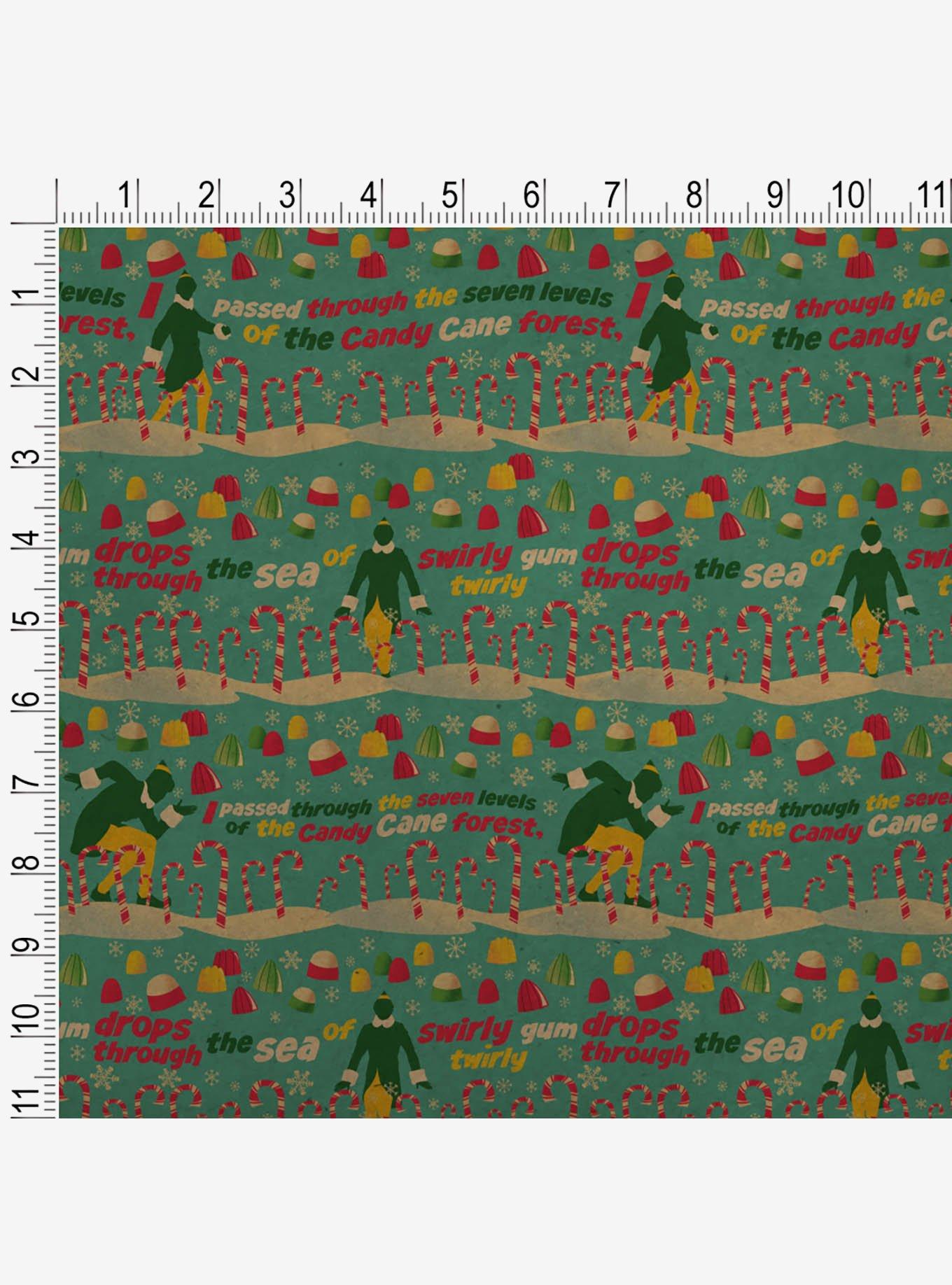 Elf Movie Christmas Pattern Kraft Wrapping Paper, , hi-res