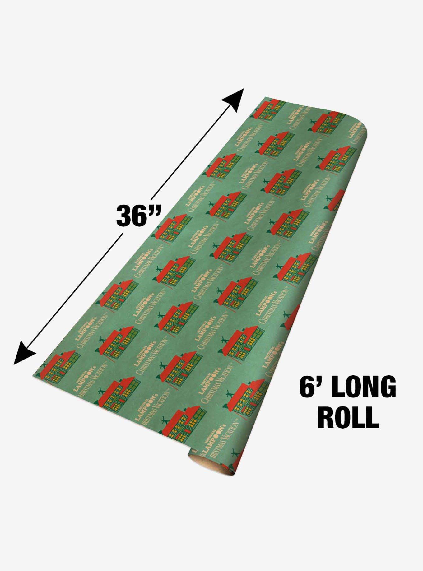 National Lampoon's Christmas Vacation Griswold House Logo Kraft Wrapping Paper, , alternate