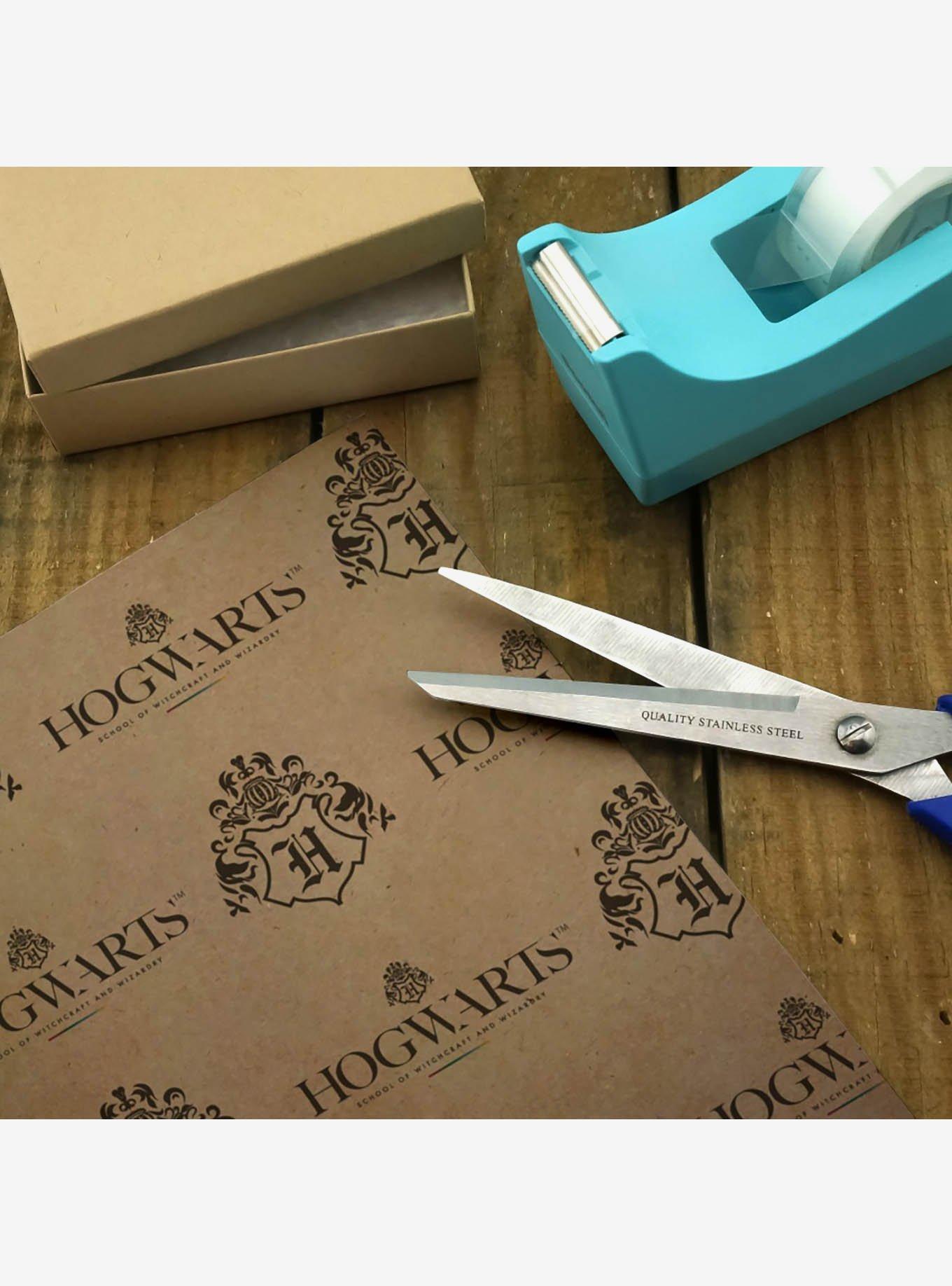 Harry Potter Hogwarts Modern Logo Kraft Wrapping Paper, , hi-res