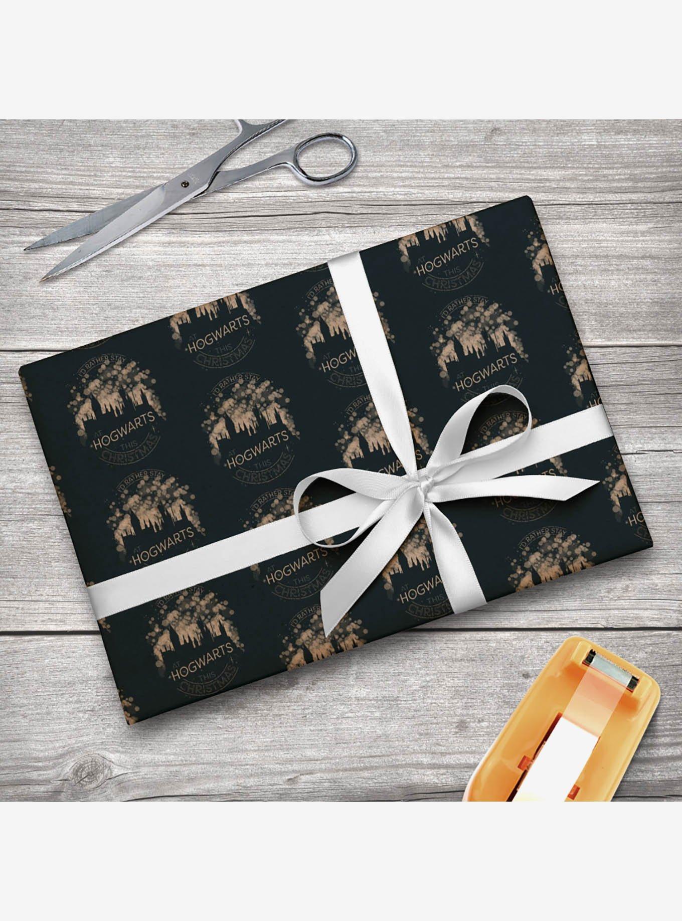 Harry Potter Hogwarts for Christmas Kraft Wrapping Paper, , alternate