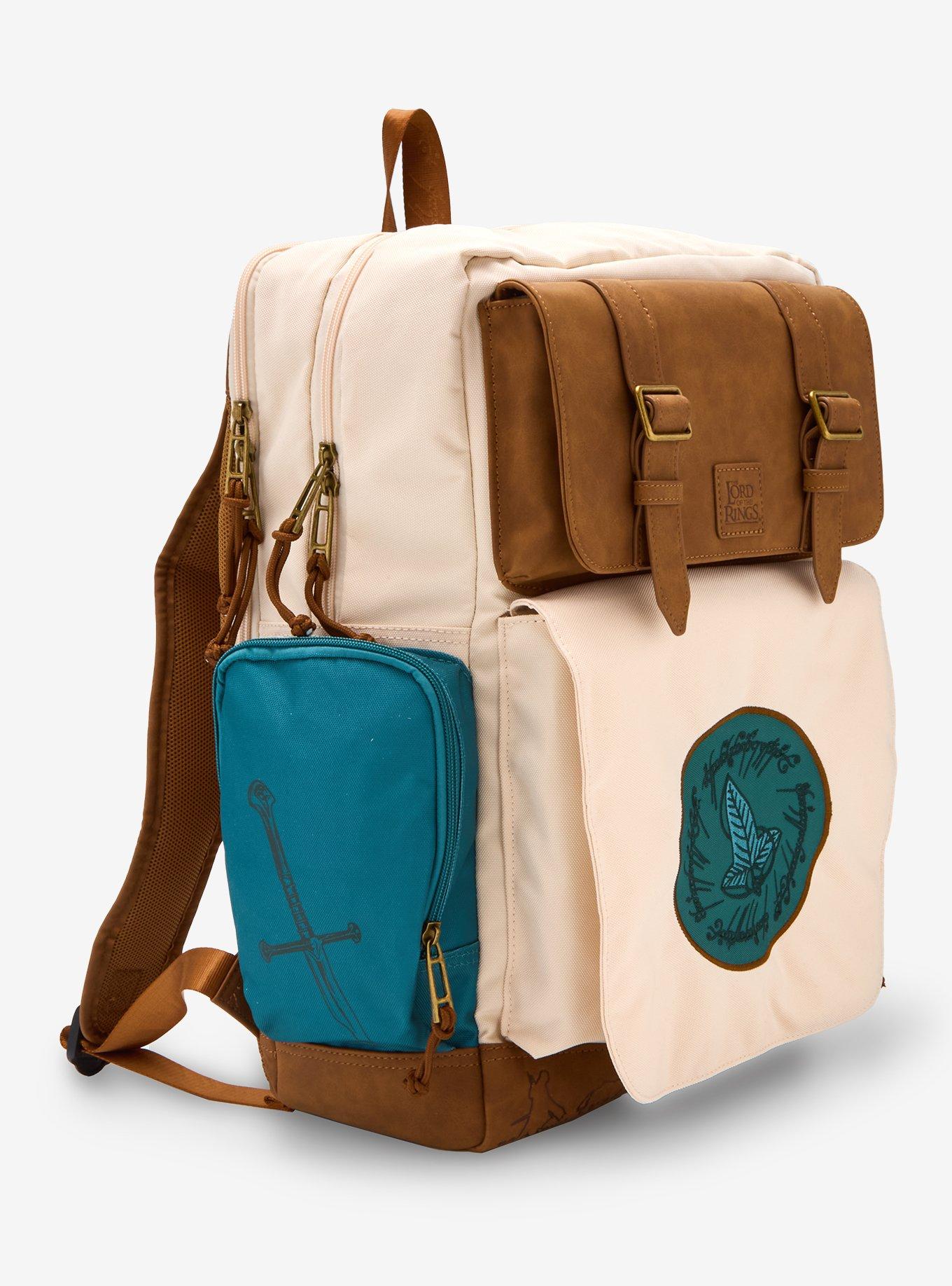 The Lord Of The Rings Leaf Of Lorien Multi Pocket Backpack, , hi-res
