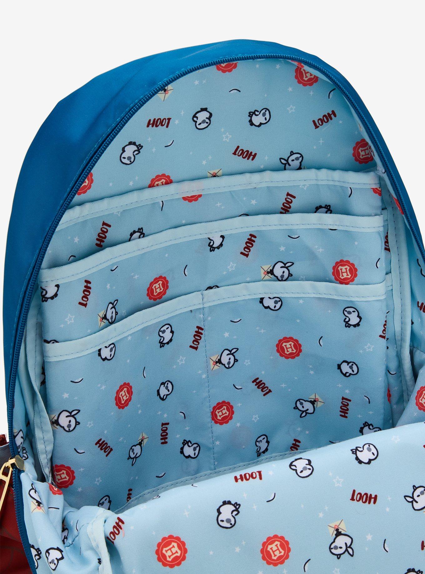 Harry Potter Hogwarts Multi-Pocket Backpack With Hedwig Plush, , alternate