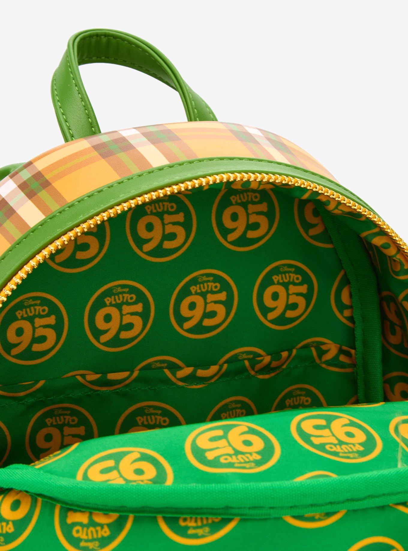 Loungefly Disney Pluto Plaid Mini Backpack, , alternate