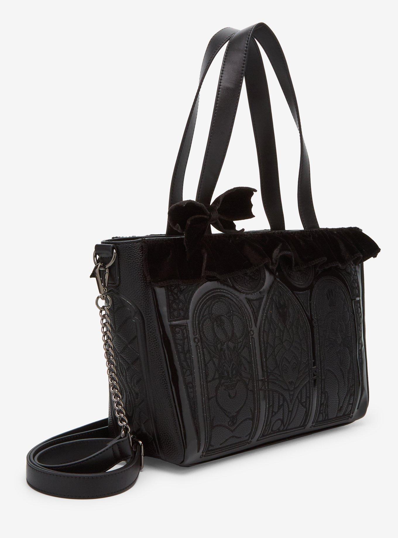 Loungefly Disney Villains Windows Ruffle Tote Bag, , hi-res