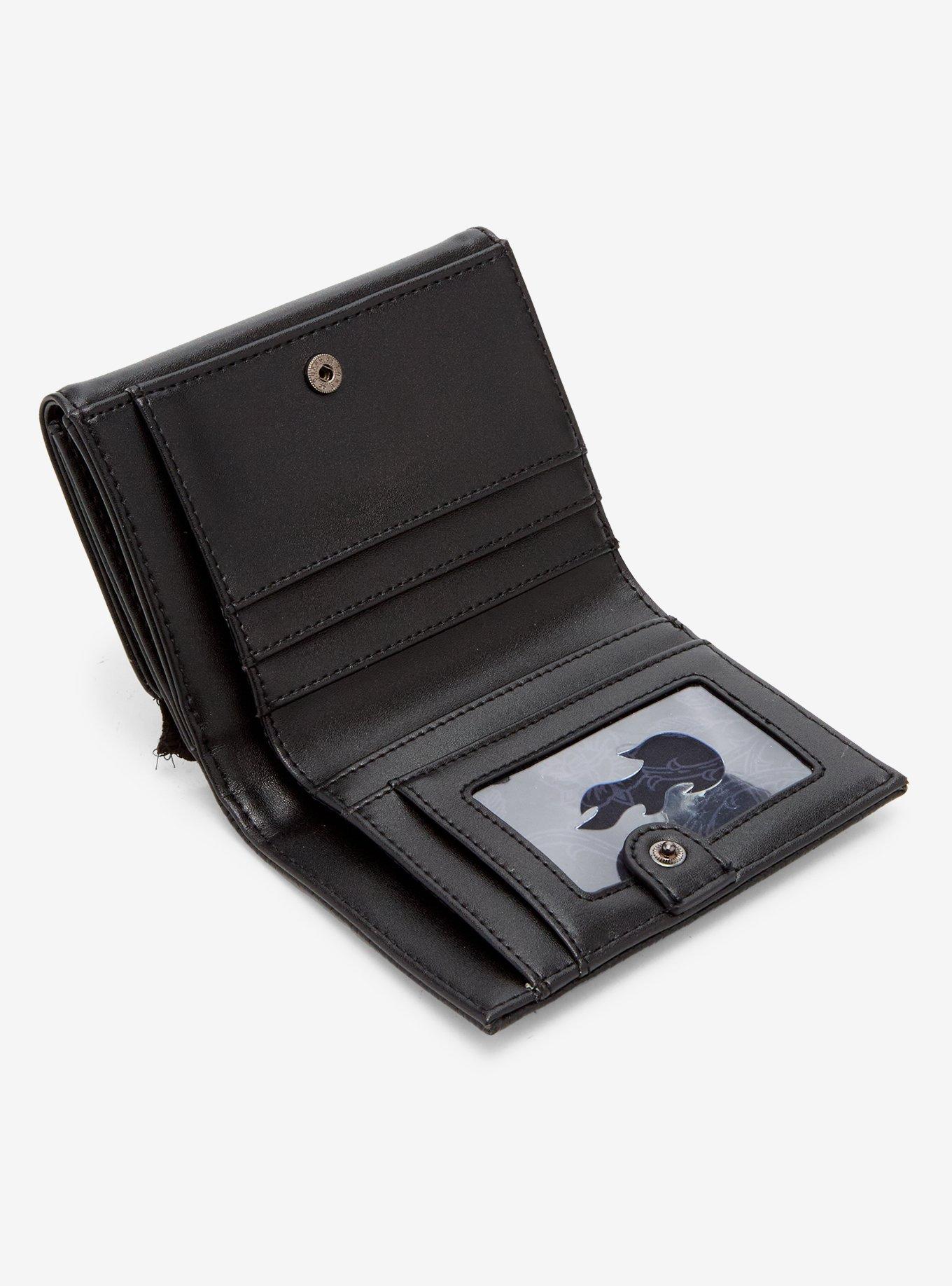 Loungefly Disney Villains Windows Velvet Ruffle Mini Wallet, , alternate - view 5