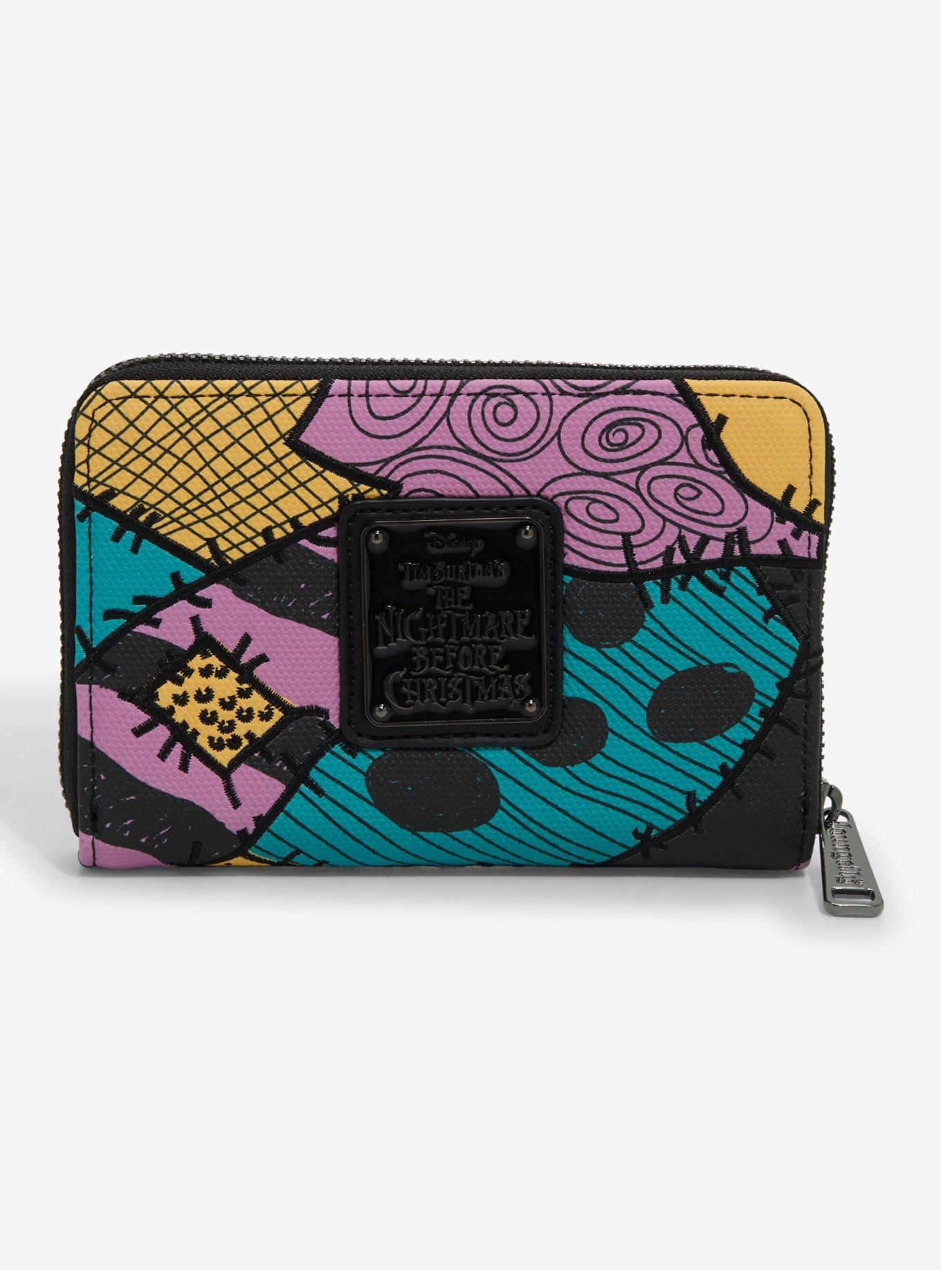 Loungefly The Nightmare Before Christmas Sally Patchwork Mini Zipper Wallet, , alternate - view 3
