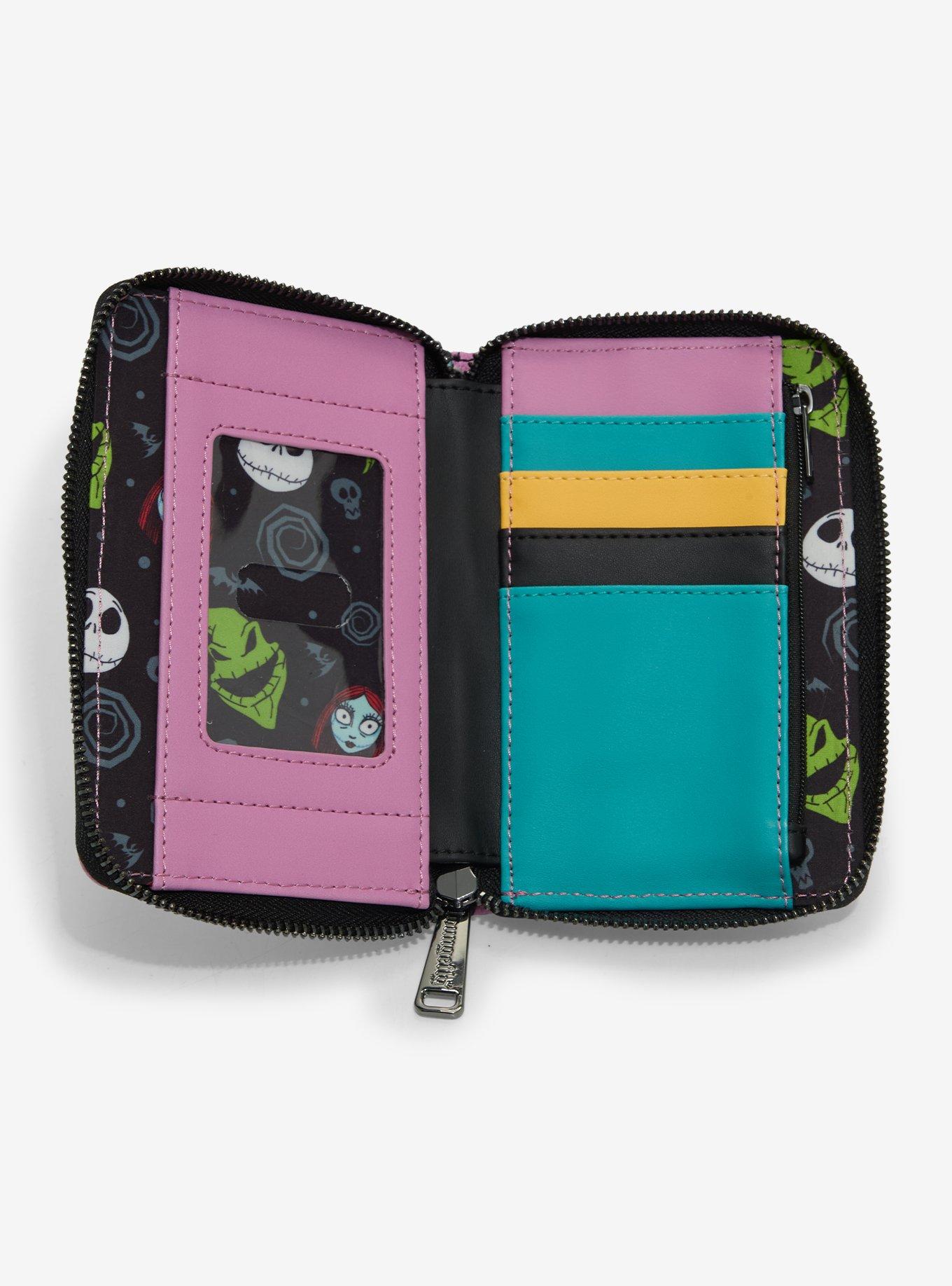 Loungefly The Nightmare Before Christmas Sally Patchwork Mini Zipper Wallet, , alternate - view 4