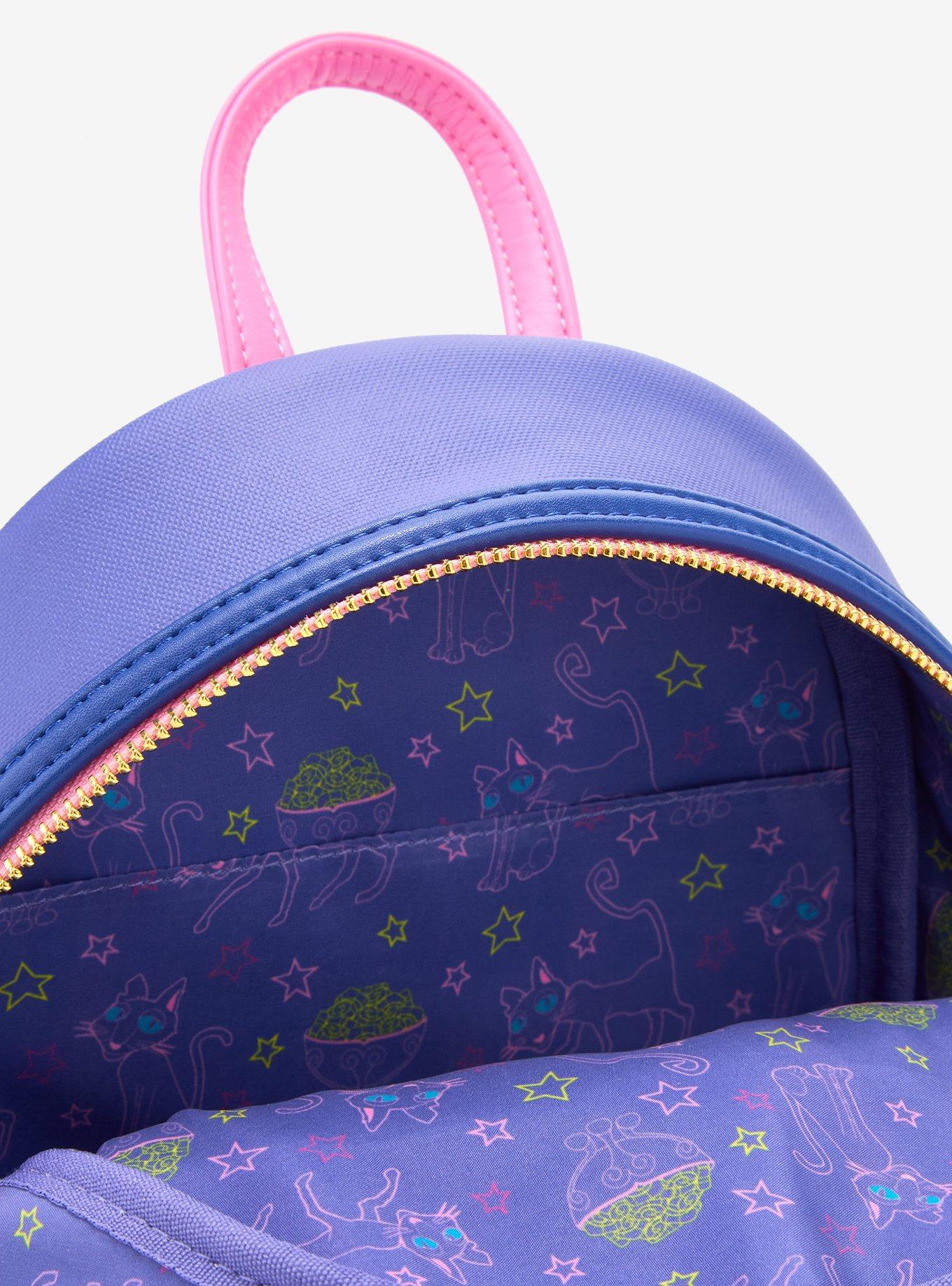 Loungefly Coraline Stars Glow-In-The-Dark Mini Backpack, , alternate - view 5