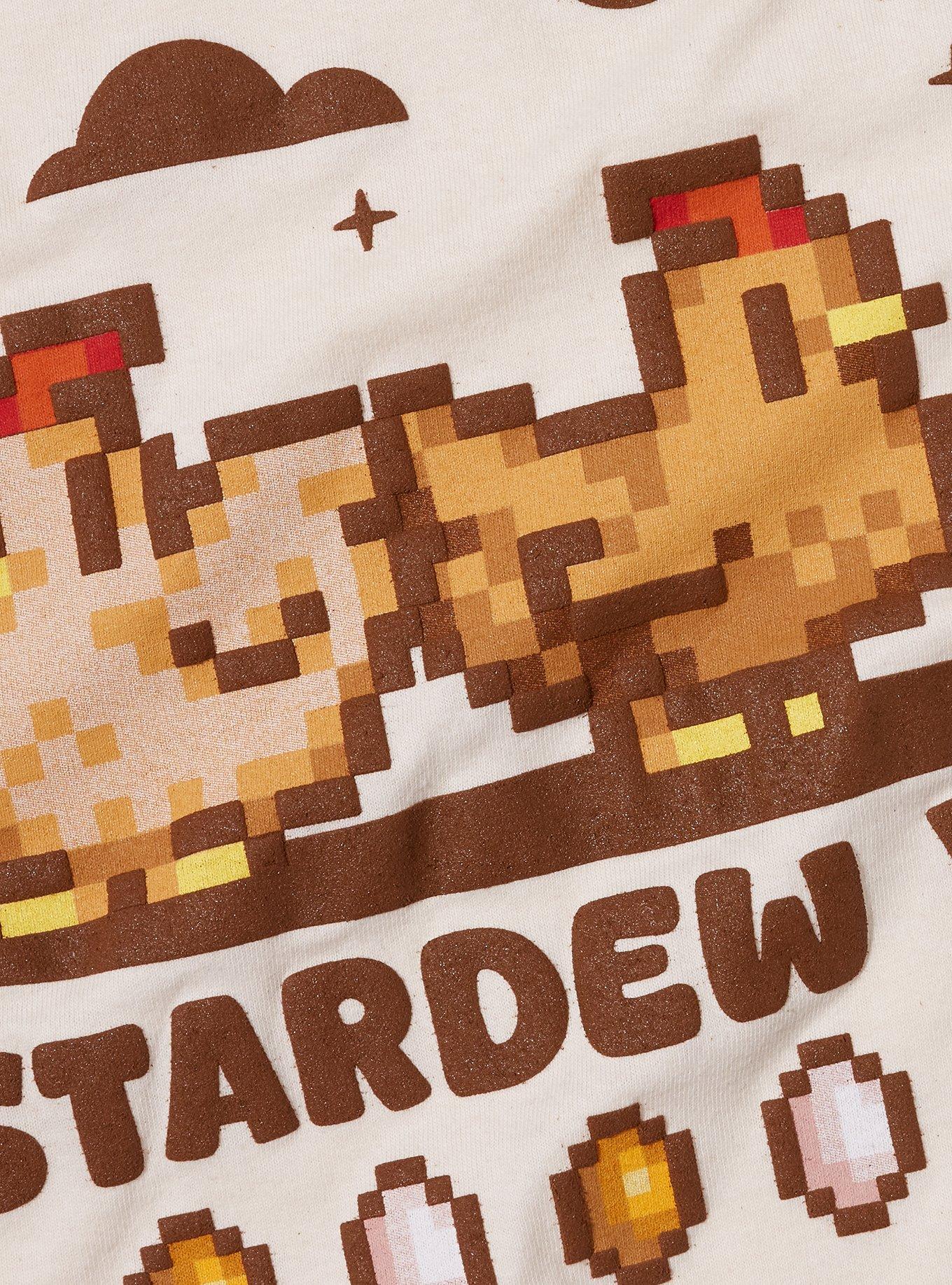 Stardew Valley Chickens Puff Print T-Shirt, , hi-res