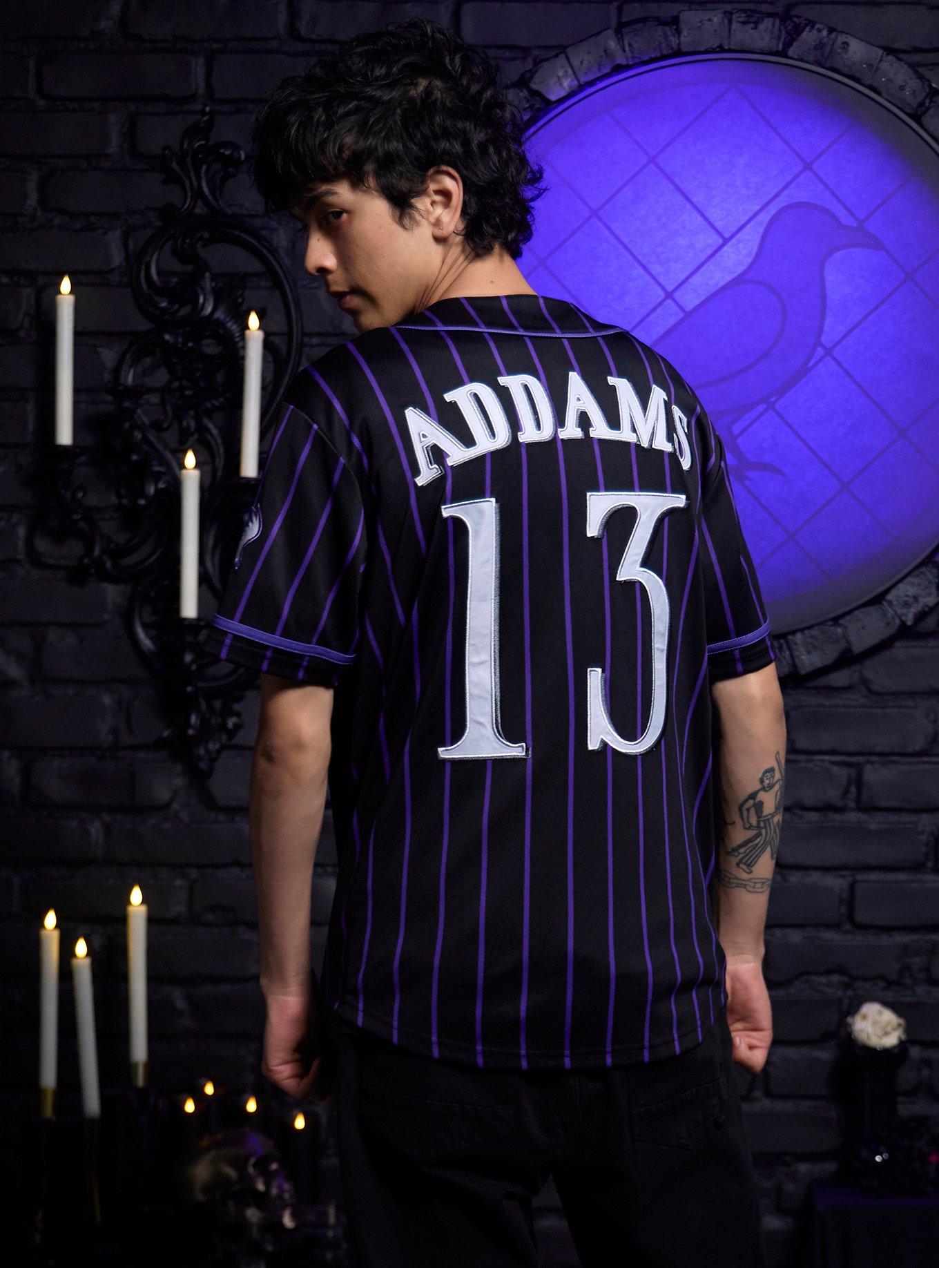 Wednesday Thing Pinstripe Baseball Jersey, , hi-res