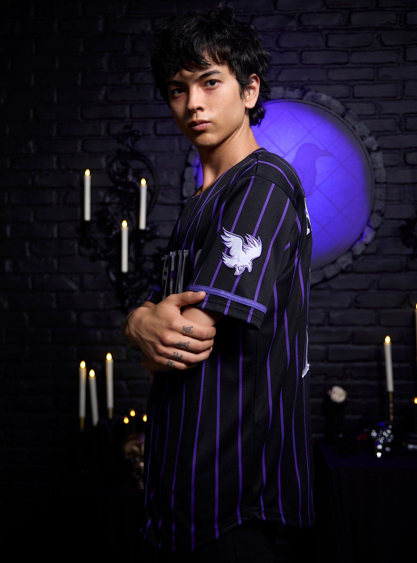 Wednesday Thing Pinstripe Baseball Jersey, MULTI, alternate