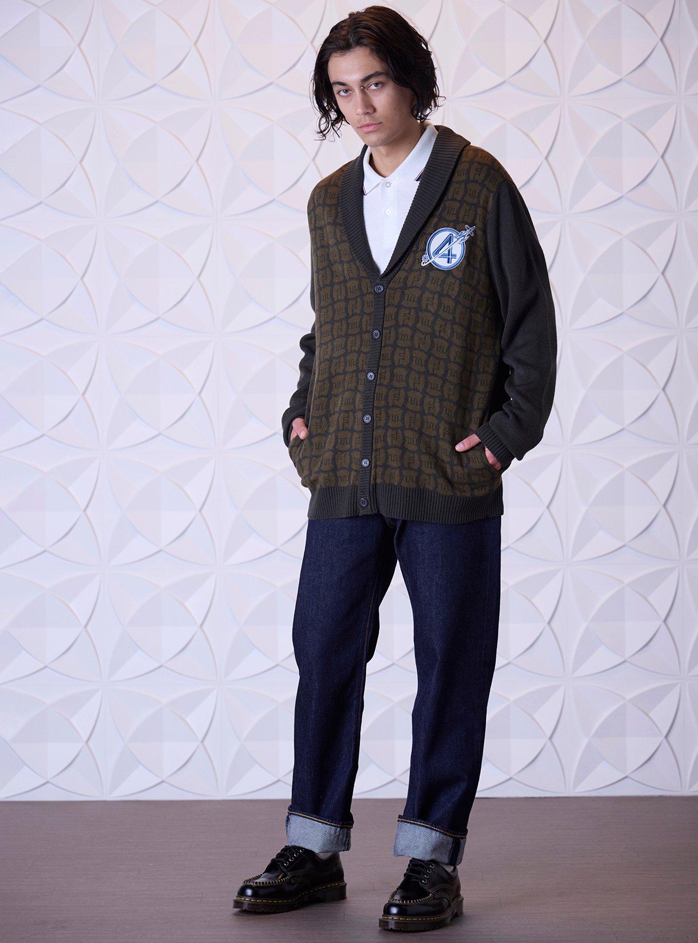 Our Universe Marvel The Fantastic Four: First Steps Logo Collared Cardigan, , hi-res